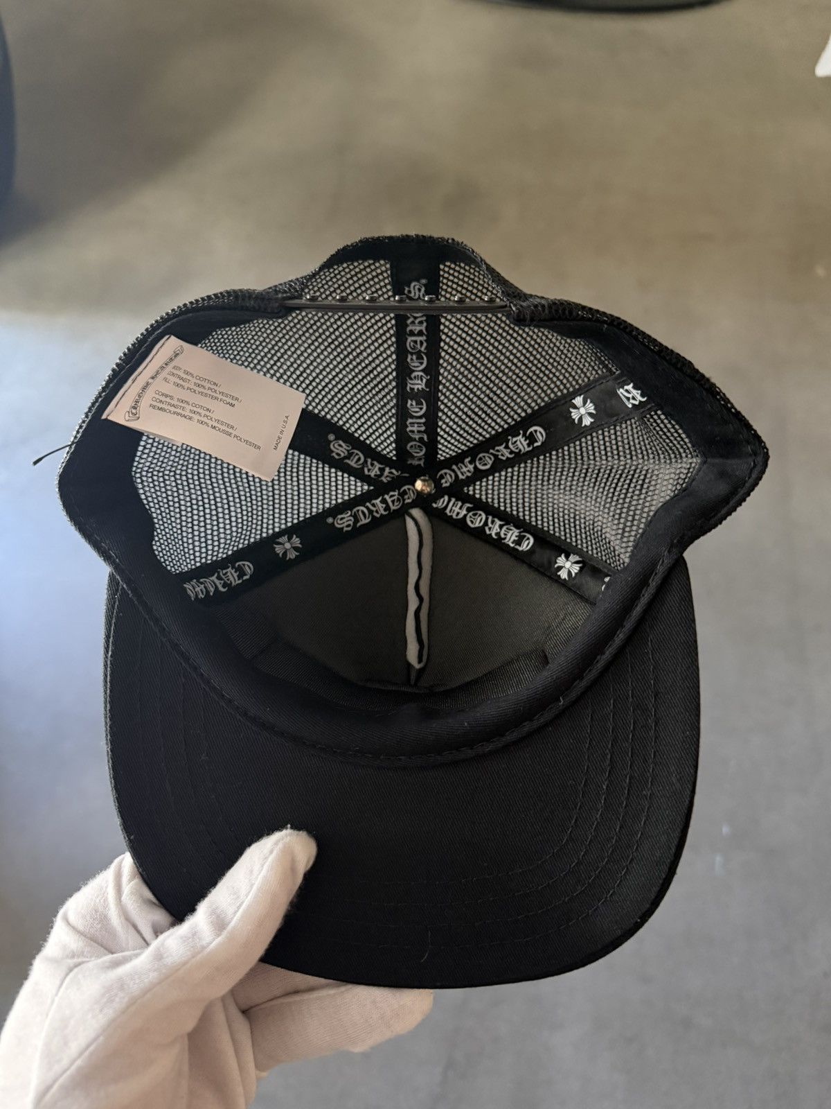 Chrome Hearts Chrome Hearts Aspen Black Tucker Hat Size ONE SIZE - 4 Thumbnail