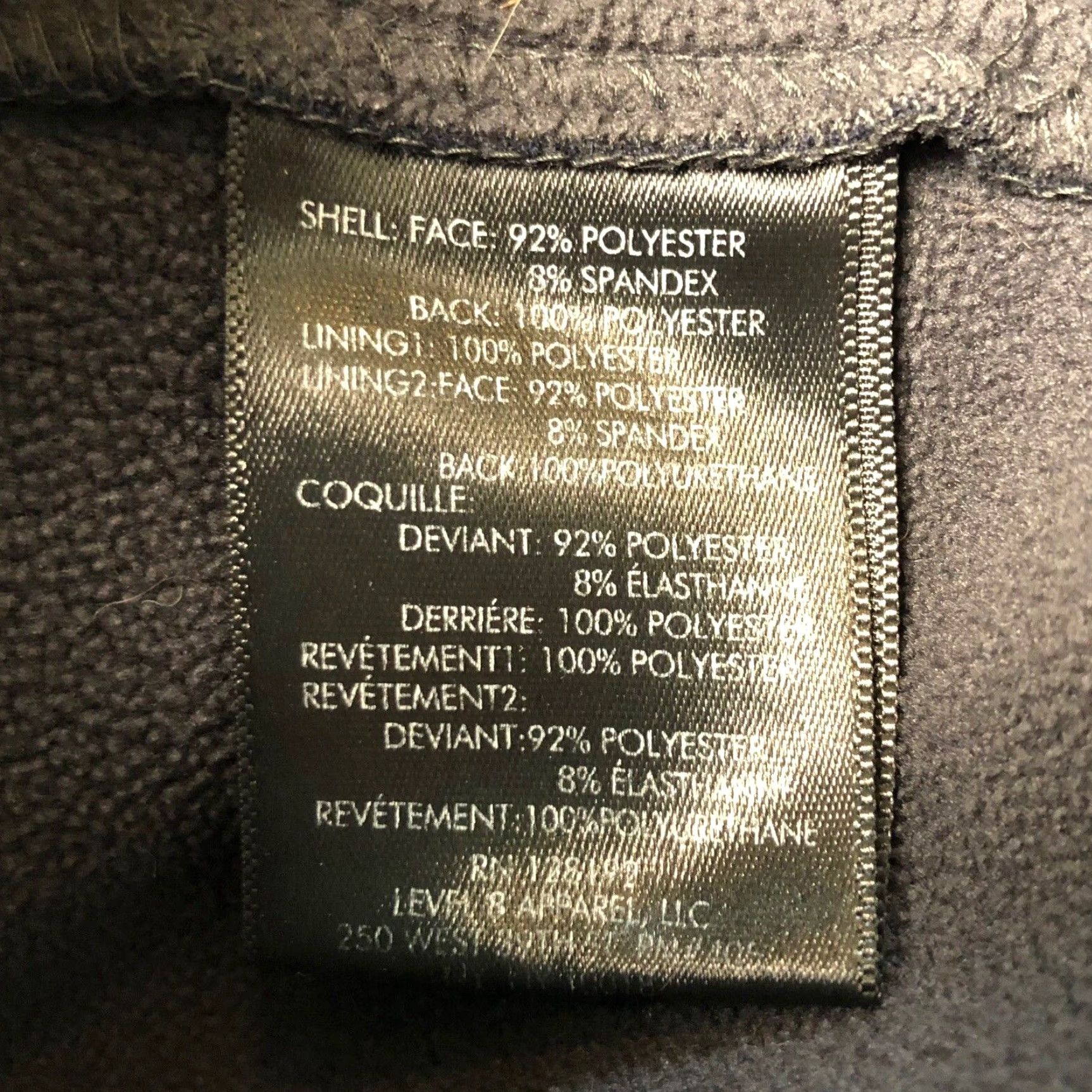 Tumi TUMI Tech Men’s Jacket XL Navy Gray Full Zip Insulated Waterproof Pockets Size US XL / EU 56 / 4 - 6 Thumbnail