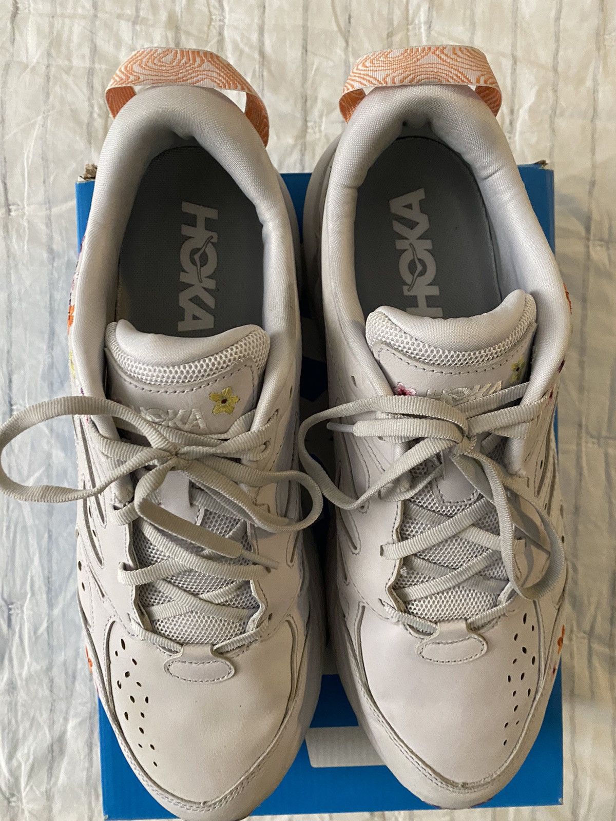Hoka Hoka One One Clifton L BP Vibrant Bloom Grey Sz13 Size US 13 / EU 46 - 6 Thumbnail