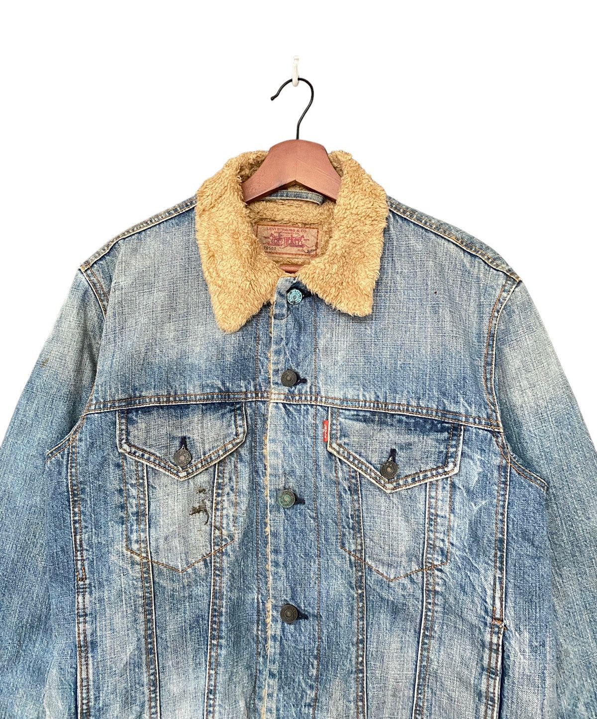 Japanese Brand × Levi's × Vintage Vintage Brand Levis Sherpa Trucker Jacket 1990s Size US M / EU 48-50 / 2 - 5 Thumbnail