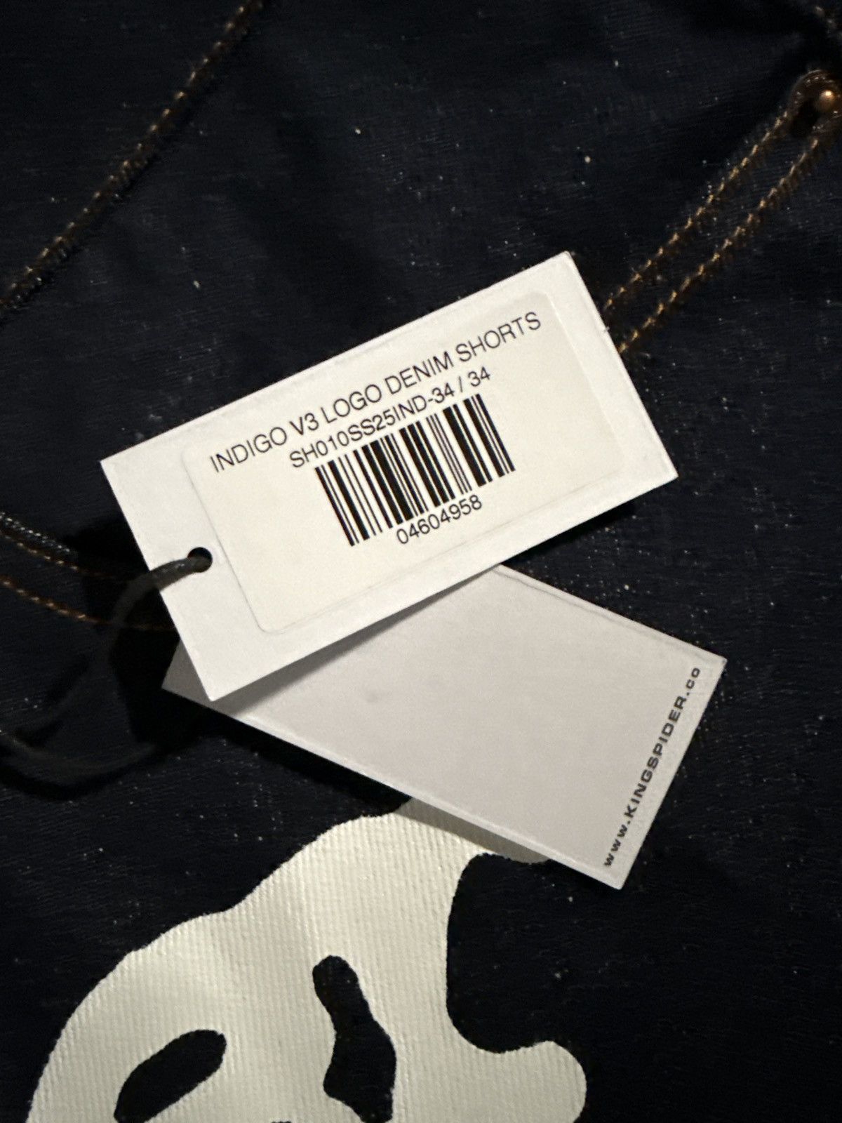 Sp5der Sp5der V3 Logo Denim Short ‘indigo Denim’ Size US 34 / EU 50 - 5 Thumbnail