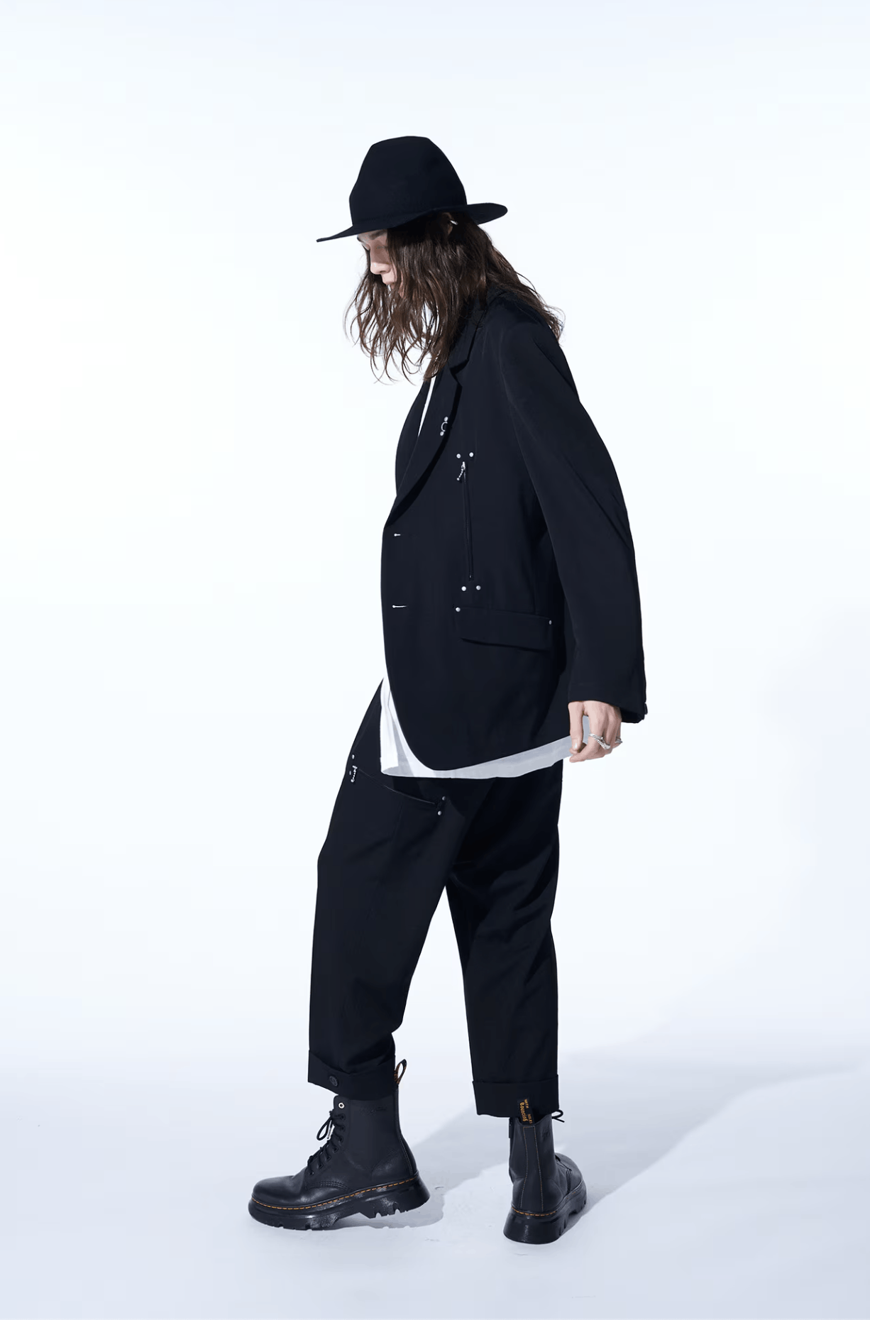Yohji Yamamoto Yohji Yamamoto S'yte - STUDS JACKET Size US M / EU 48-50 / 2 - 10 Thumbnail