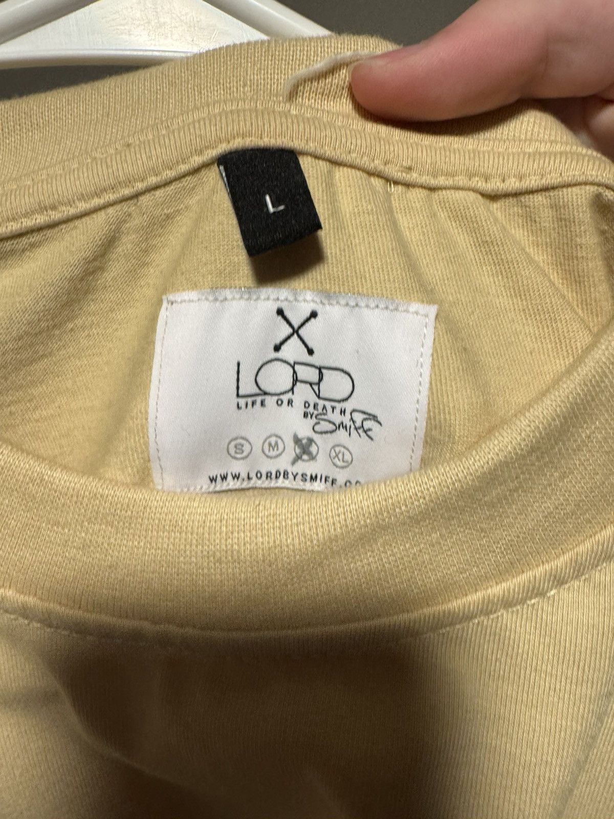 Other Cream Grass LORD by smiff T-shirt Size US L / EU 52-54 / 3 - 3 Thumbnail