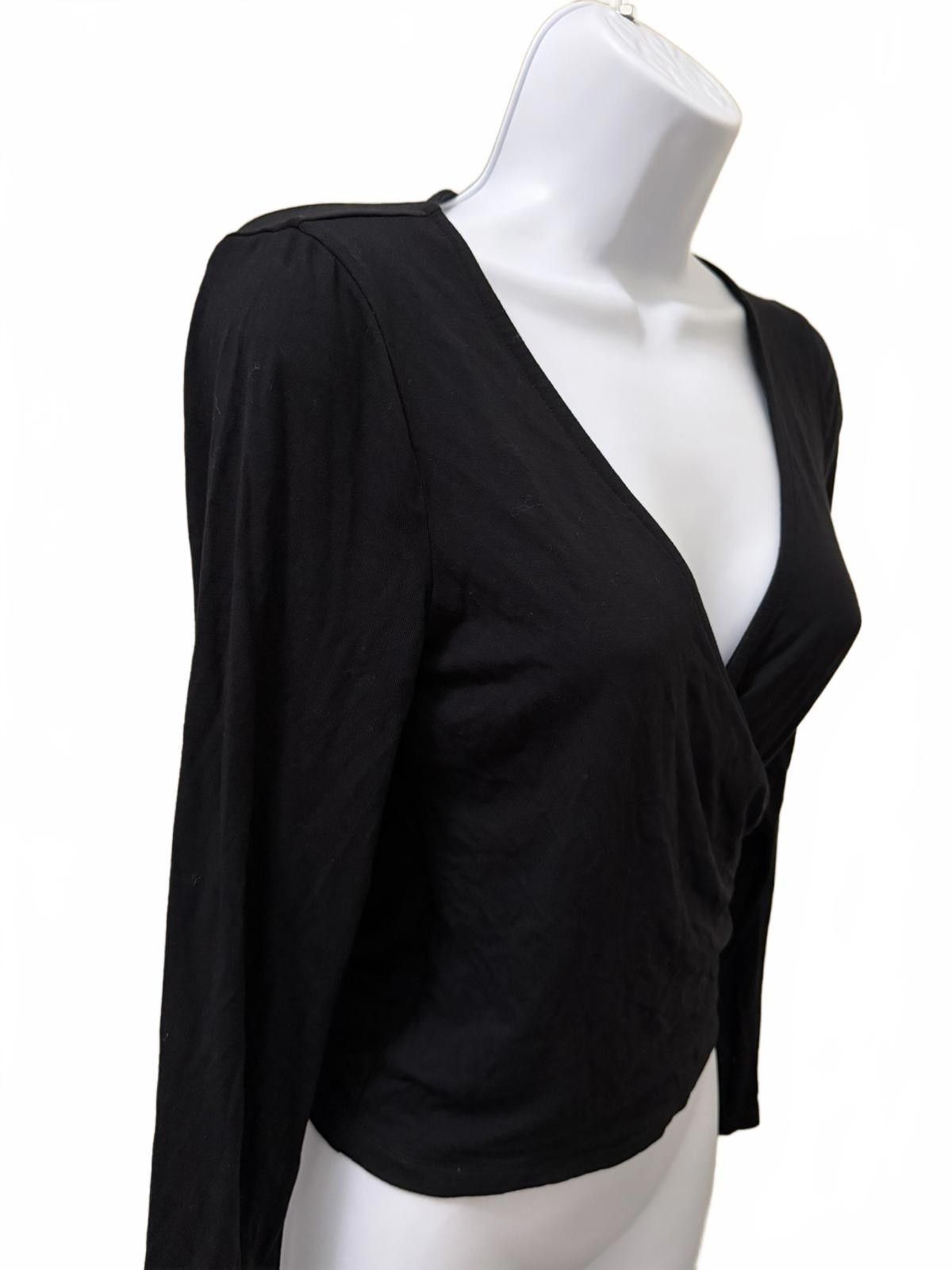 Other ASOS Wrap Top in Black (US 2) Size XS / US 0-2 / IT 36-38 - 3 Thumbnail
