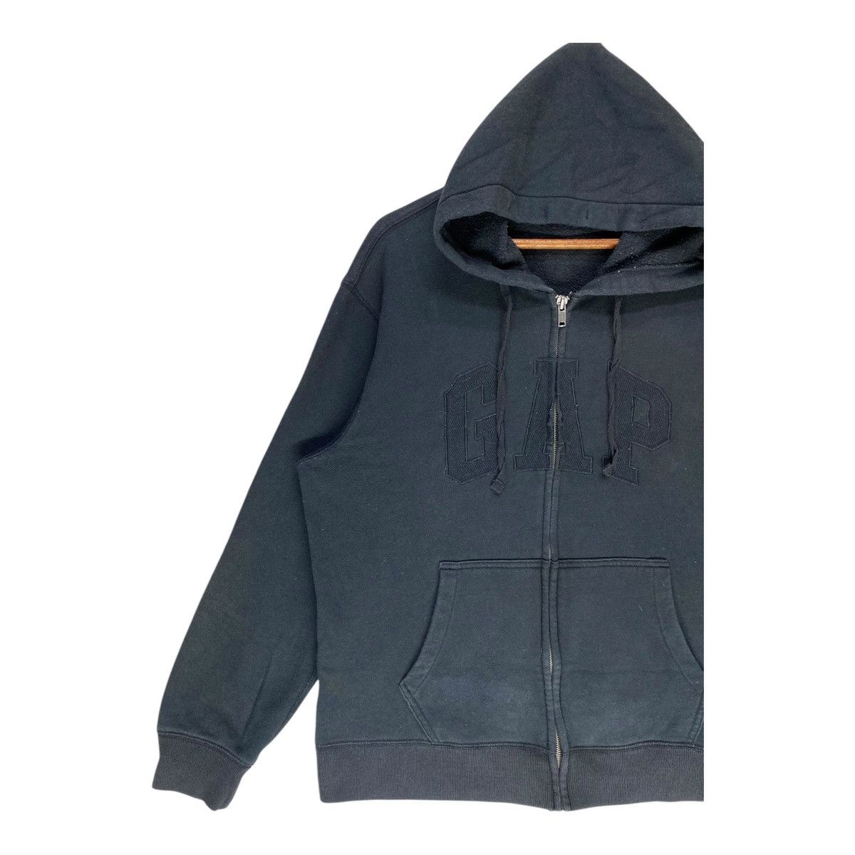 Gap Vintage GAP Hoodie Full Zip Double Pocket Gap Size L Size US L / EU 52-54 / 3 - 3 Thumbnail