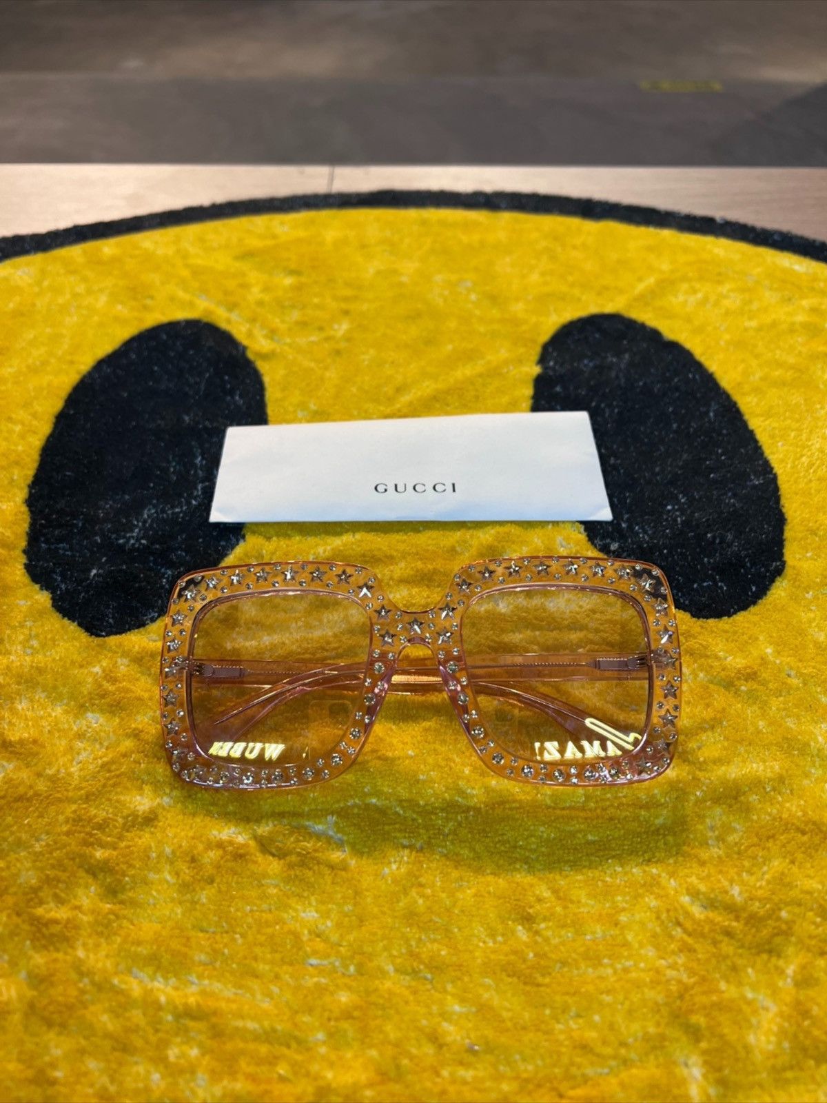 Gucci Gucci runway Pink Square Sunglasses Size ONE SIZE - 2 Thumbnail