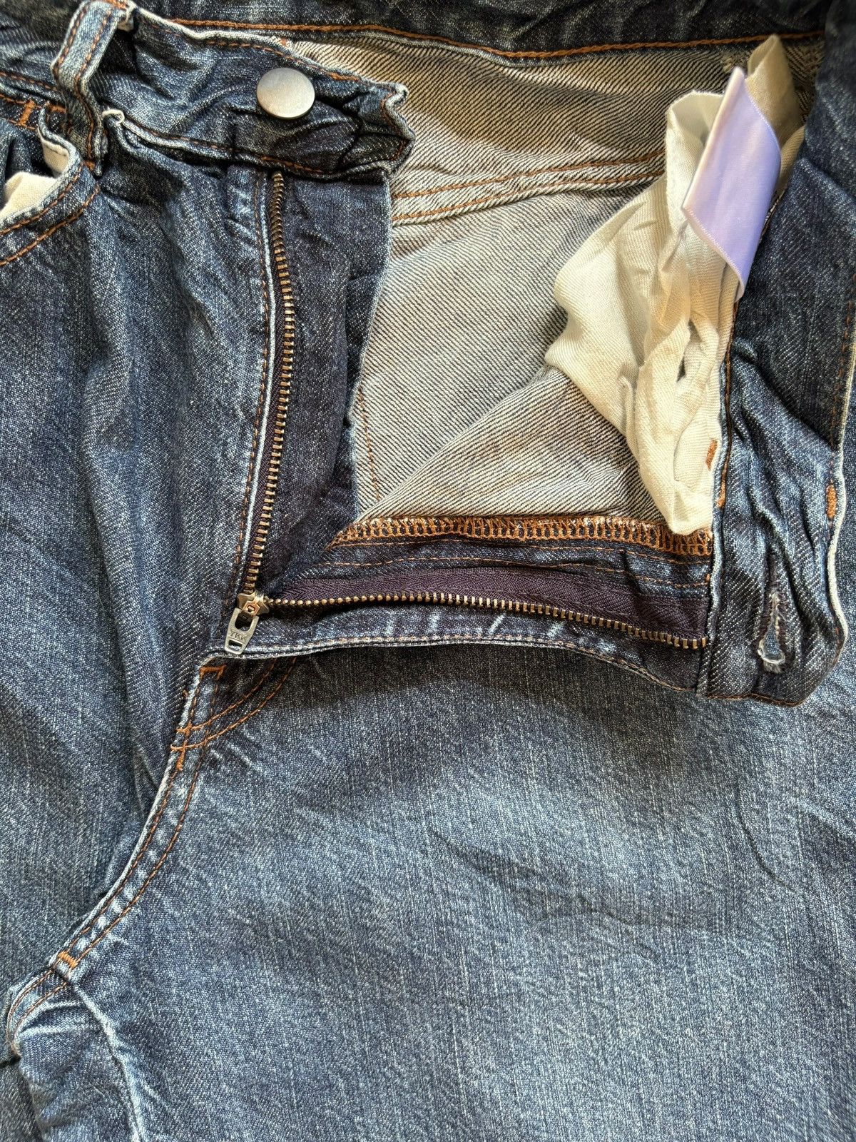 Uniqlo Vintage Uniqlo Blue Wash Baggy Jeans Size US 26 / EU 42 - 9 Thumbnail