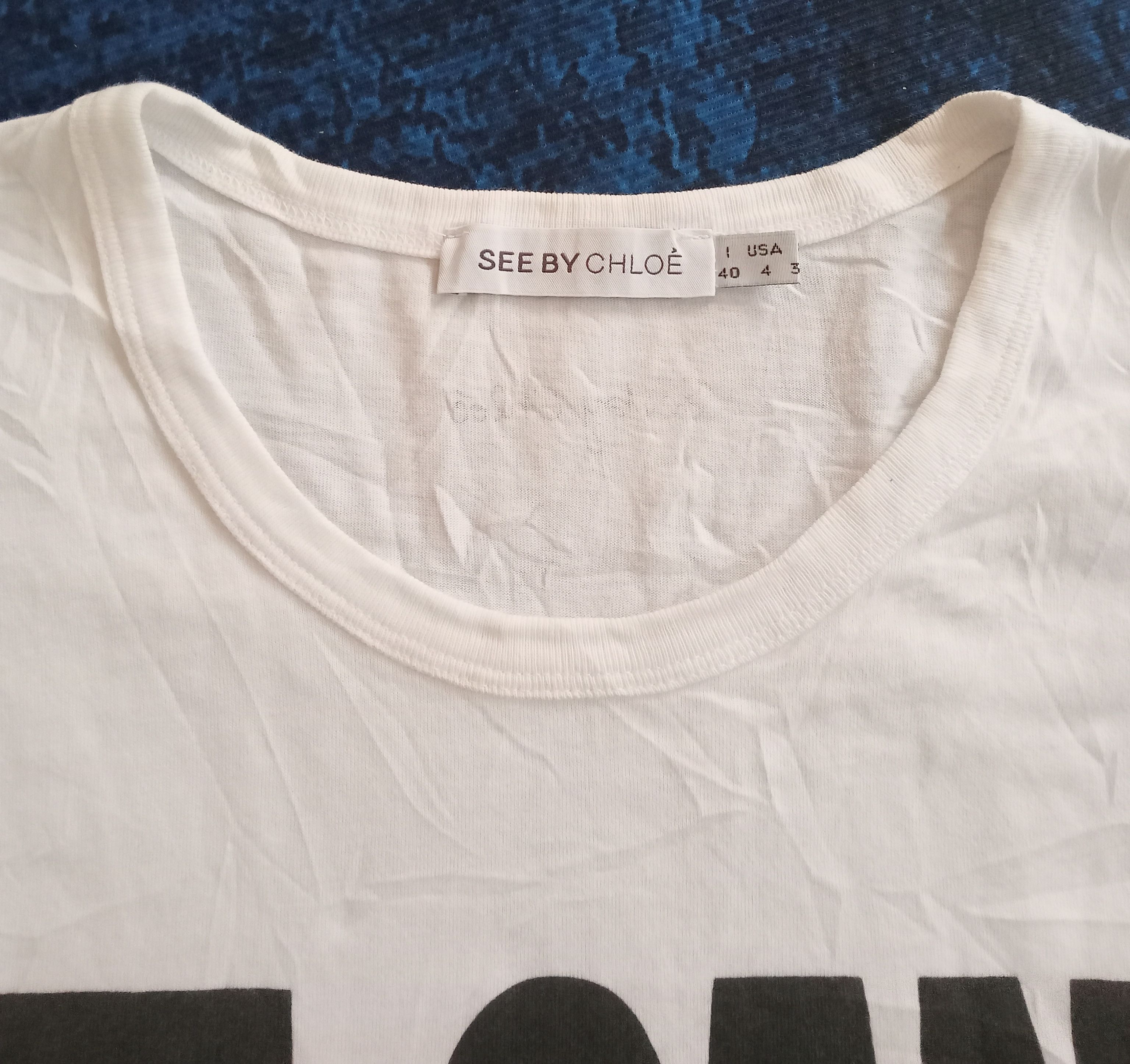 See by Chloe See by Chloe One Can Three Can T Shirt Size S / US 4 / IT 40 - 4 Thumbnail
