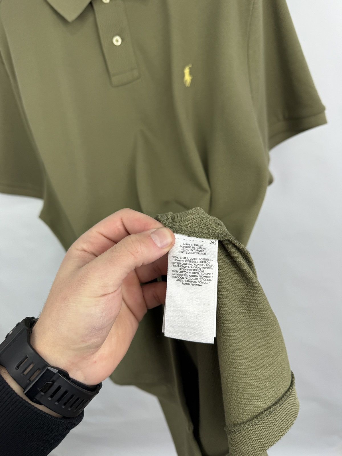 Polo Ralph Lauren 🇺🇸 Polo Ralph Lauren Custom Slim Fit Polo T-Shirt Rare Retro Size US XXL / EU 58 / 5 - 8 Thumbnail