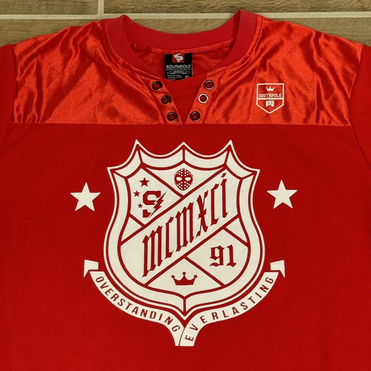 Southpole × Vintage Vintage Southpole MCMXCI 1991 Hockey Jersey Athletic Size US XL / EU 56 / 4 - 4 Thumbnail