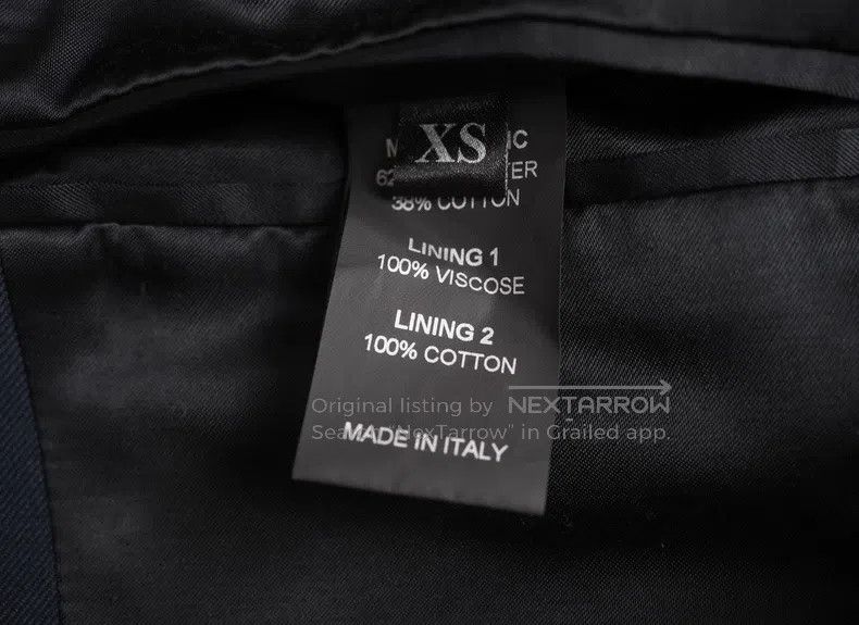 Vetements Vetements Deep blue silhouette back patch jacket Size US XS / EU 42 / 0 - 8 Thumbnail