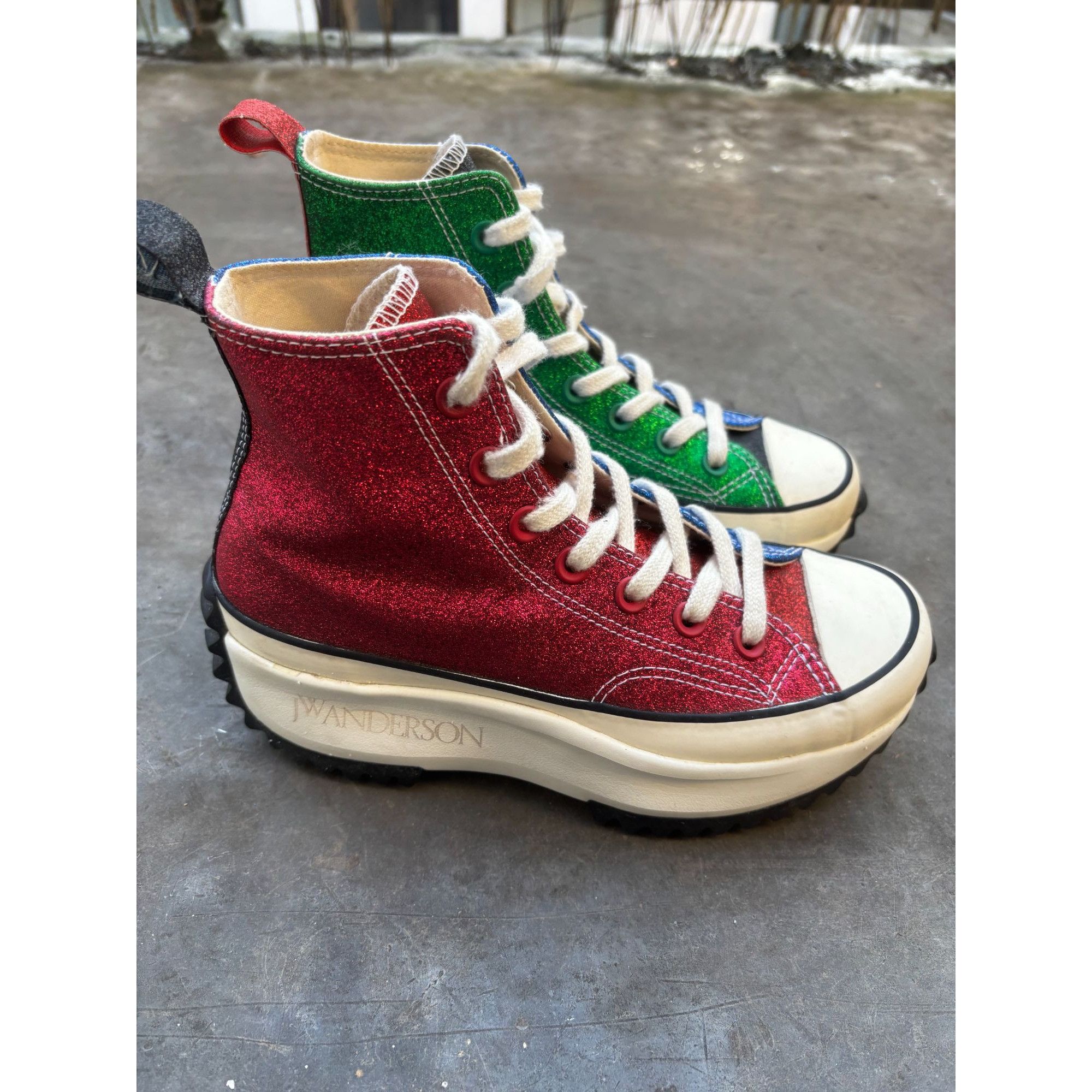 JW Anderson JW Anderson x Converse Glitter "Run Star Hike" Platform - EU Size US 6 / IT 36 - 1 Thumbnail