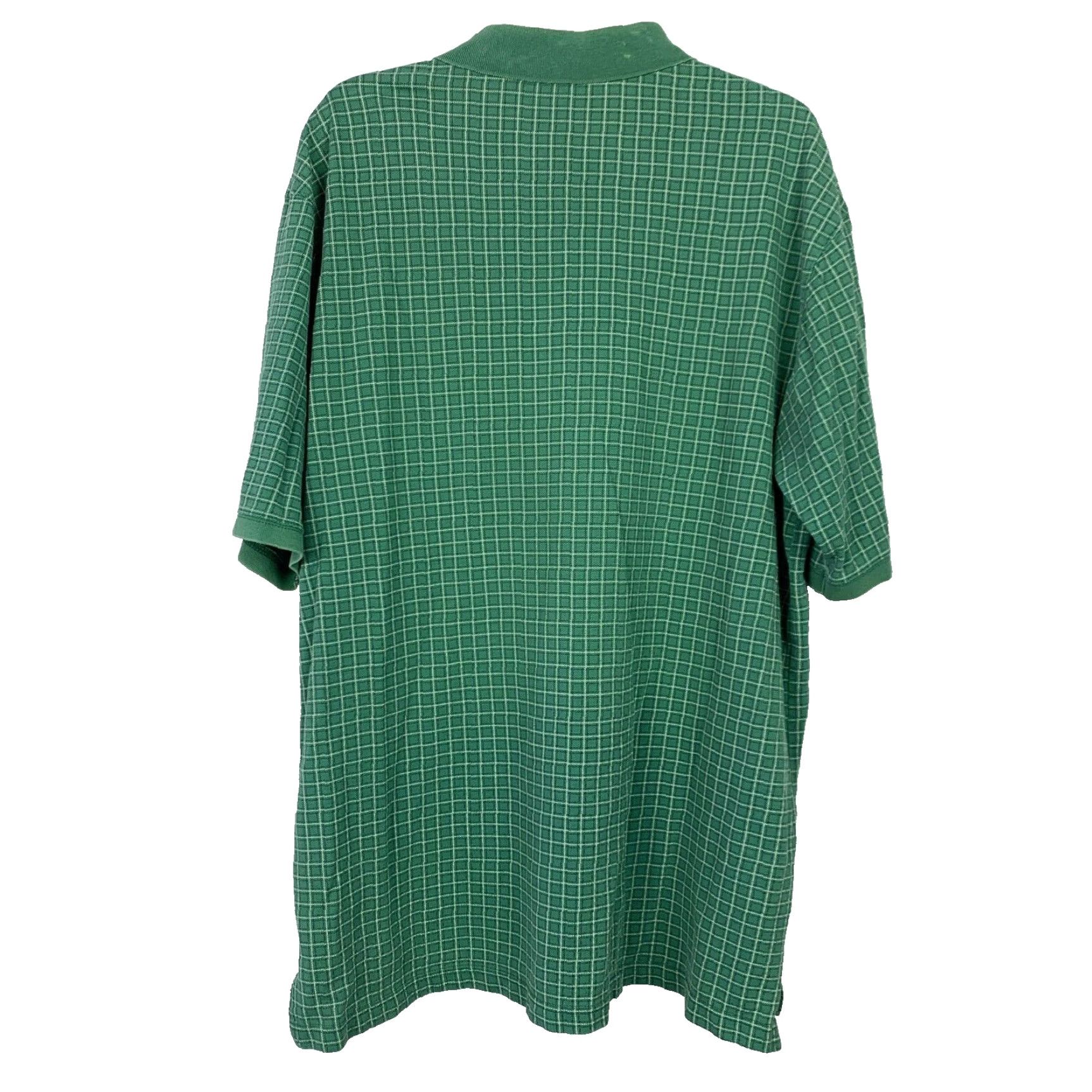 Eddie Bauer Vintage Eddie Bauer Green Plaid Short Sleeve Polo Shirt L Mens Regular 100% Cotton Size US L / EU 52-54 / 3 - 3 Thumbnail