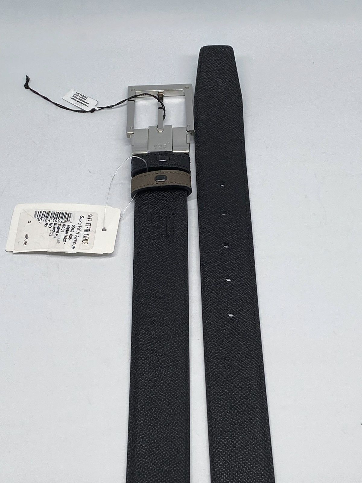 Montblanc Montblanc Trapeze Adjustable & Reversible Leather Belt Size ONE SIZE - 4 Thumbnail