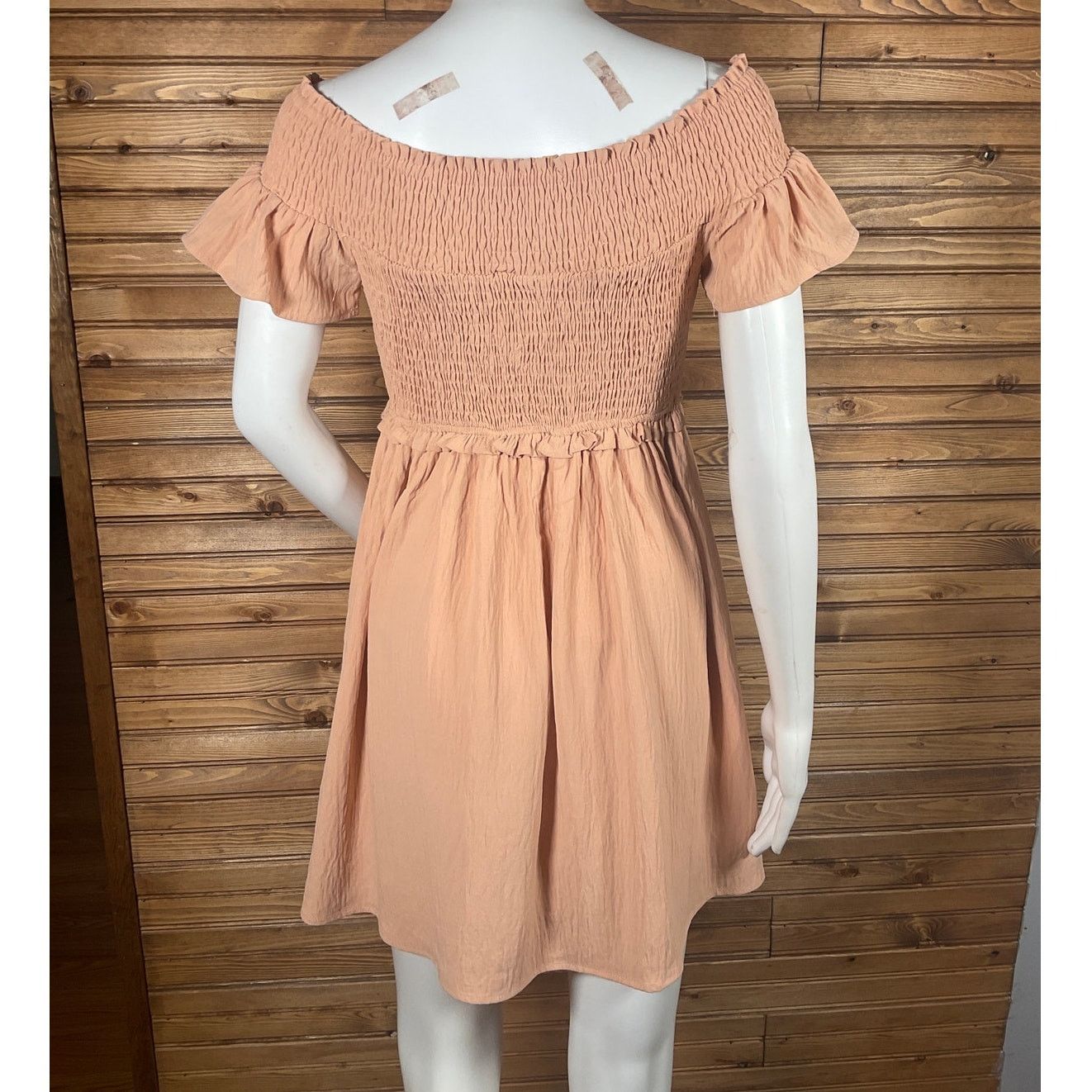 Other Altar'd State Small Peach Baby Doll Dress Summer Dress Smock Size S / US 4 / IT 40 - 5 Thumbnail