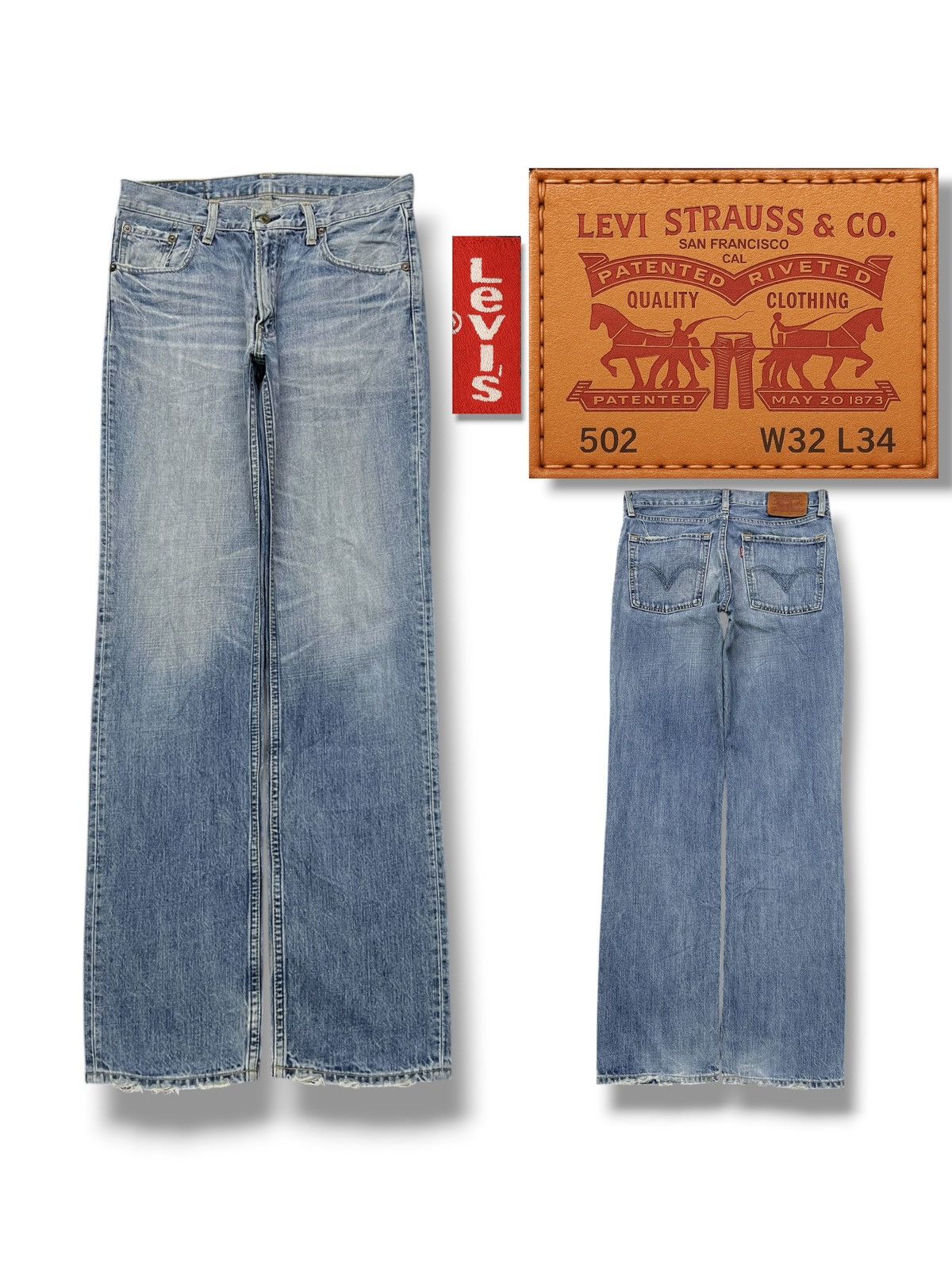 Levi's Vintage Levi’s 502 Japan - Faded Wash, Distressed Denim Size US 32 / EU 48 - 1 Thumbnail