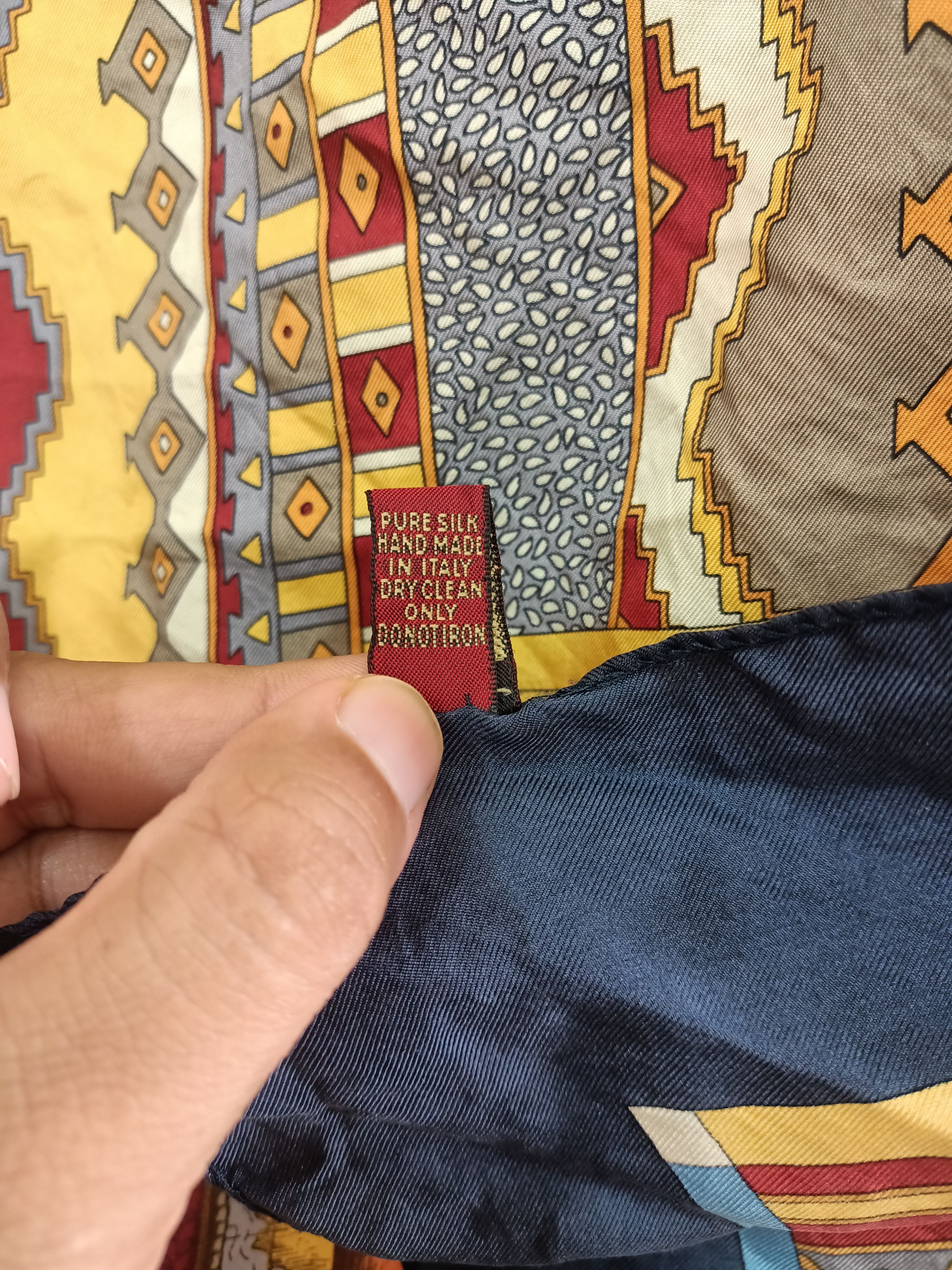 Alviero Martini Vintage Alviero Martini Hand Made Silk Scarves Size ONE SIZE - 5 Thumbnail