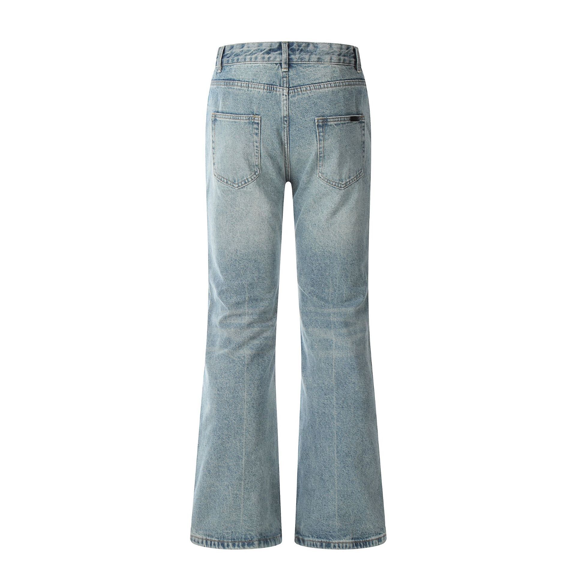 Japanese Brand × Jean Retro blue American trendy brand flared washed jeans Size US 32 / EU 48 - 2 Thumbnail