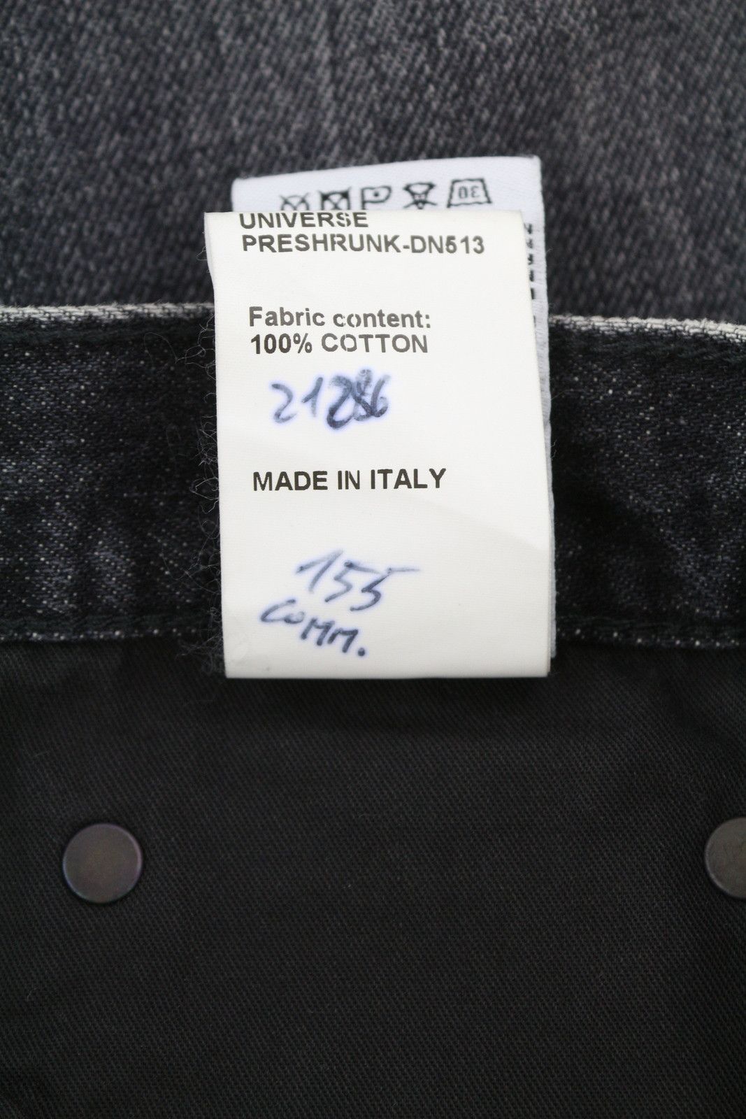 R13 ANKLED D'ARCY 27 Everit Black Faded Cropped Jeans 86222 Size 27" / US 4 / IT 40 - 10 Thumbnail