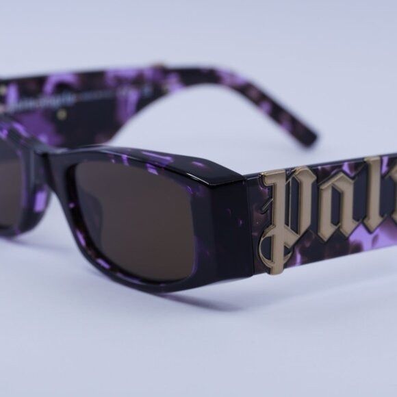 Palm Angels Palm Angels PERI007 ANGEL 3464 Sunglasses Havana Rectangle Size ONE SIZE - 2 Thumbnail
