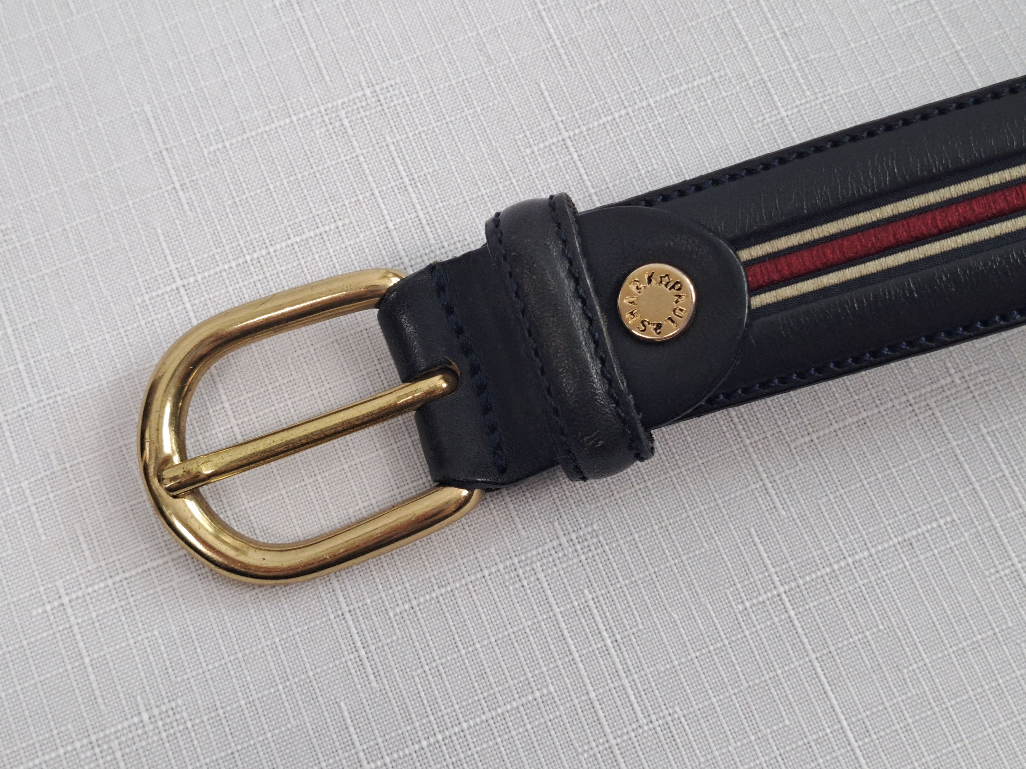 Paul & Shark × Vintage Paul & Shark Yachting vintage leather belt. Size ONE SIZE - 7 Thumbnail