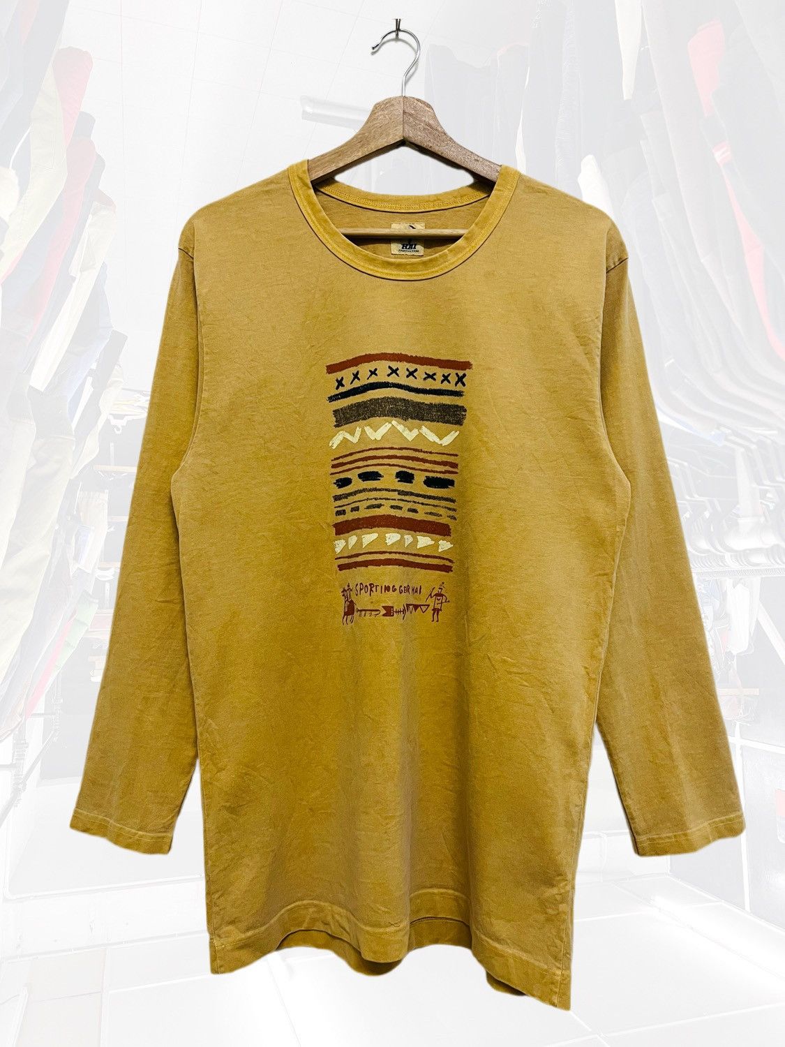 Hai Sporting Gear × Issey Miyake × Vintage VINTAGE HAI SPORTING GEAR LONGSLEEVE TEE Size US M / EU 48-50 / 2 - 1 Thumbnail