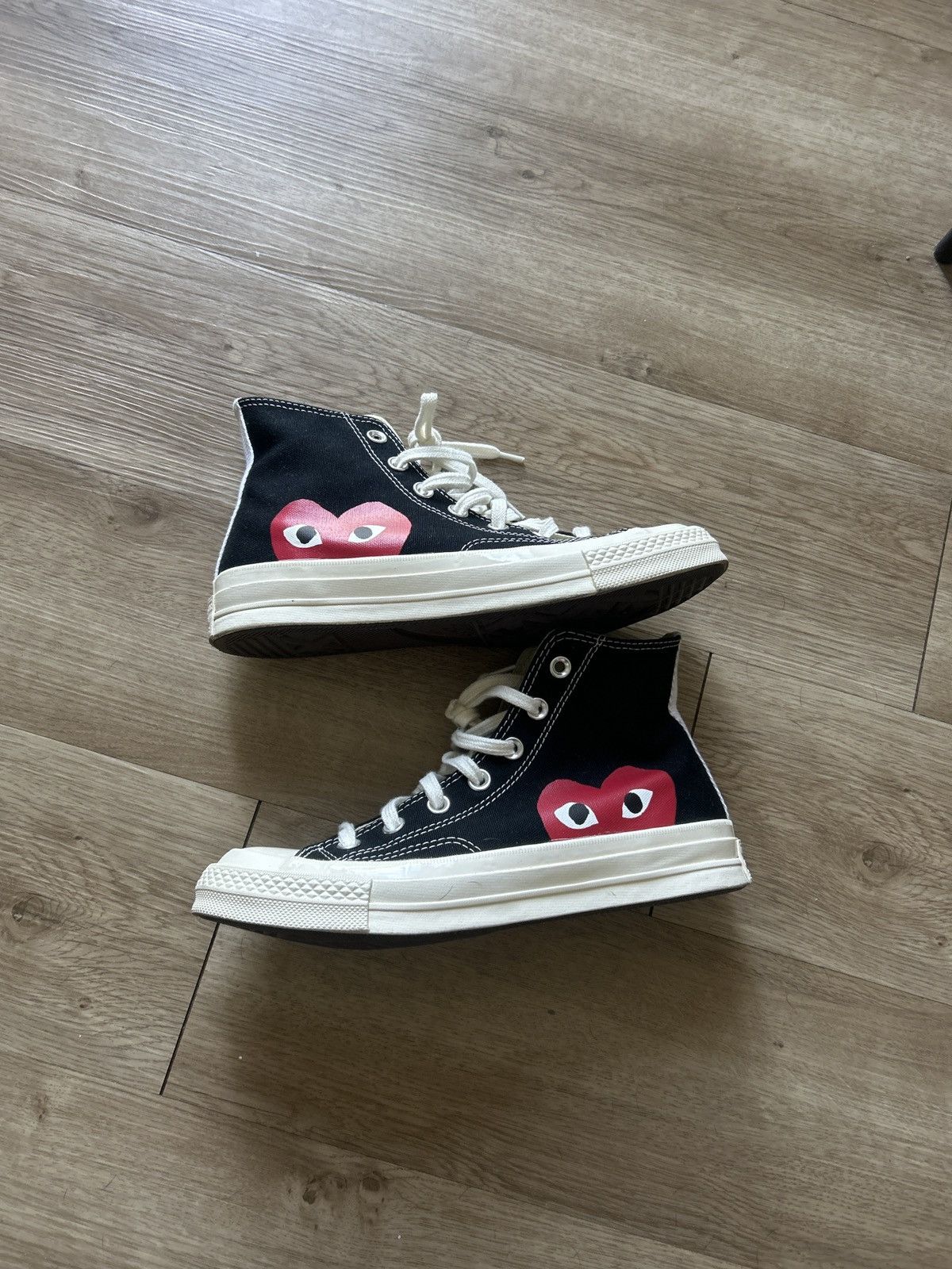 Comme des Garcons Comme des garcon play converse LARGE Size US 8.5 / IT 38.5 - 3 Thumbnail