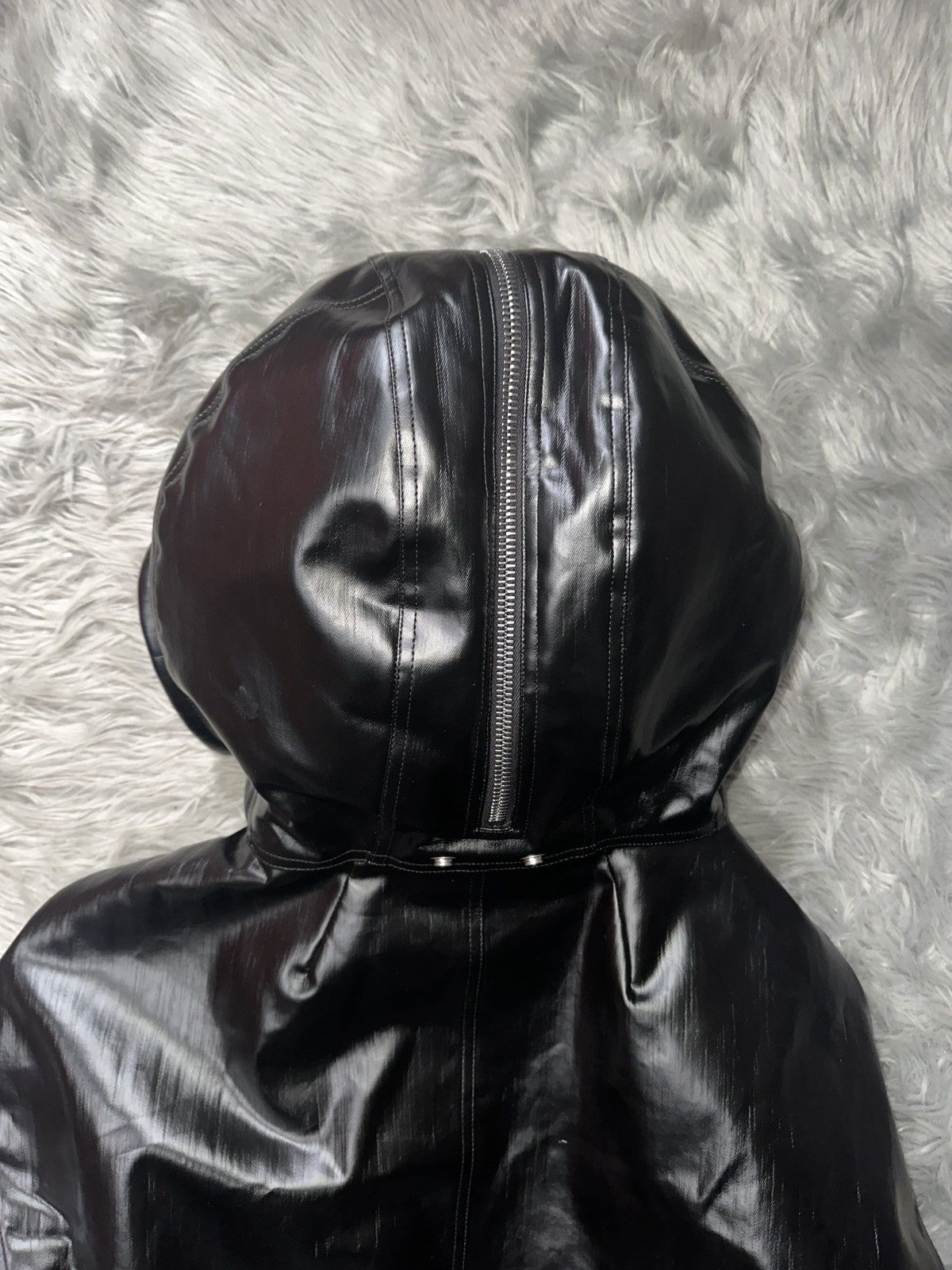 Rick Owens Drkshdw Rick Owens Waxed Exploder Hooded Bomber Size US L / EU 52-54 / 3 - 5 Thumbnail