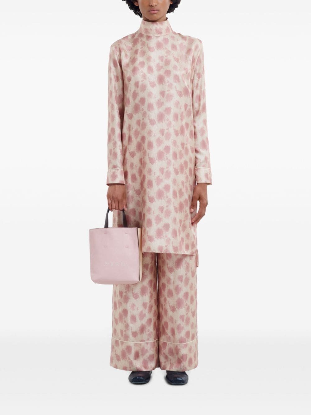 Marni o1w1db11125 Size :OS /Mini Museo Tote Bag in Light Pink Size ONE SIZE - 6 Thumbnail