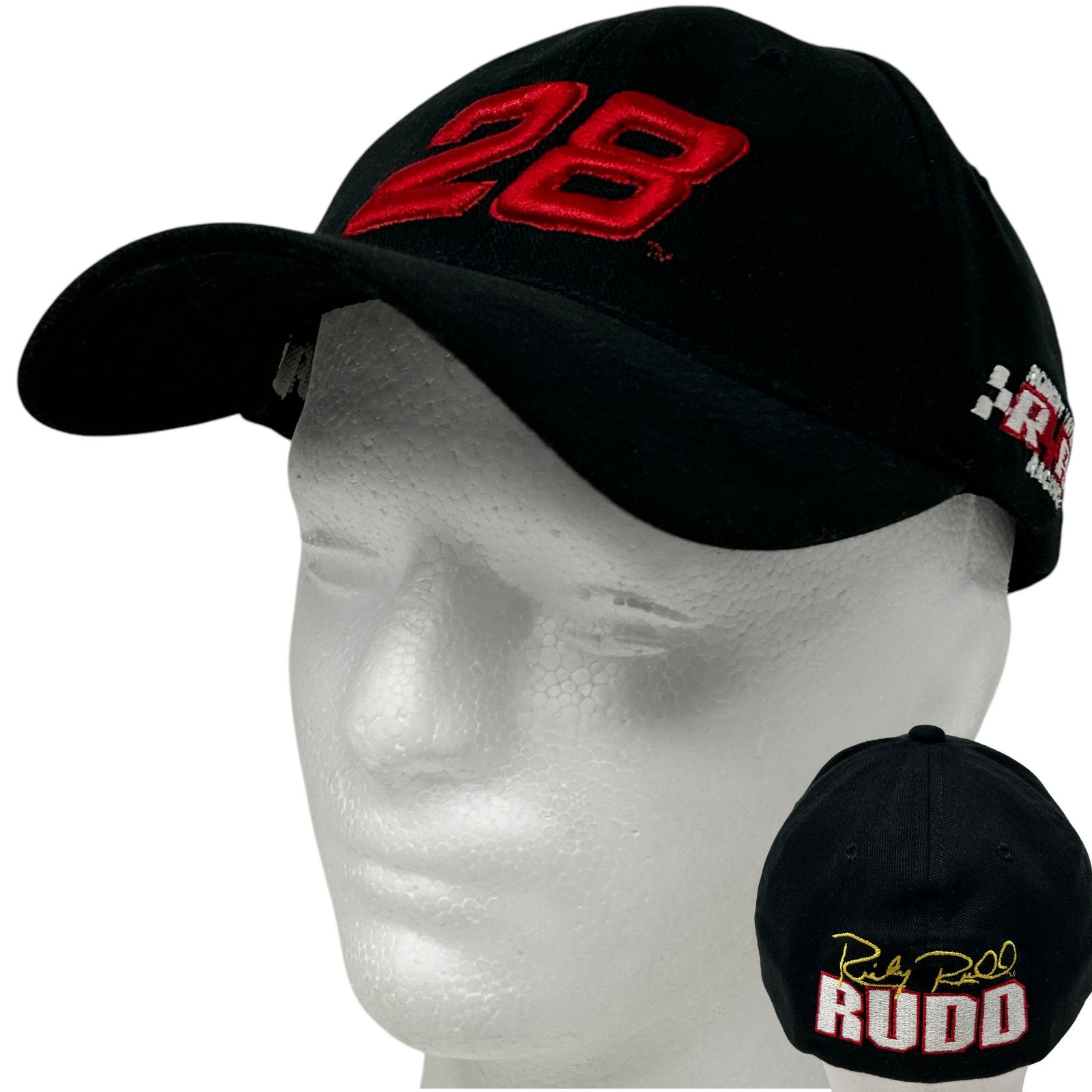 Chase Authentics Vintage Y2Ks NASCAR Ricky Rudd Hat Baseball Cap Black S-M Size ONE SIZE - 1 Thumbnail