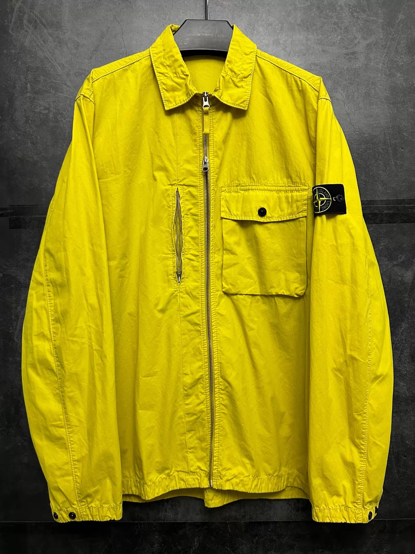 Stone Island Stone Island Washed Jacket Yellow XXL Metal Zips Size US XXL / EU 58 / 5 - 1 Thumbnail