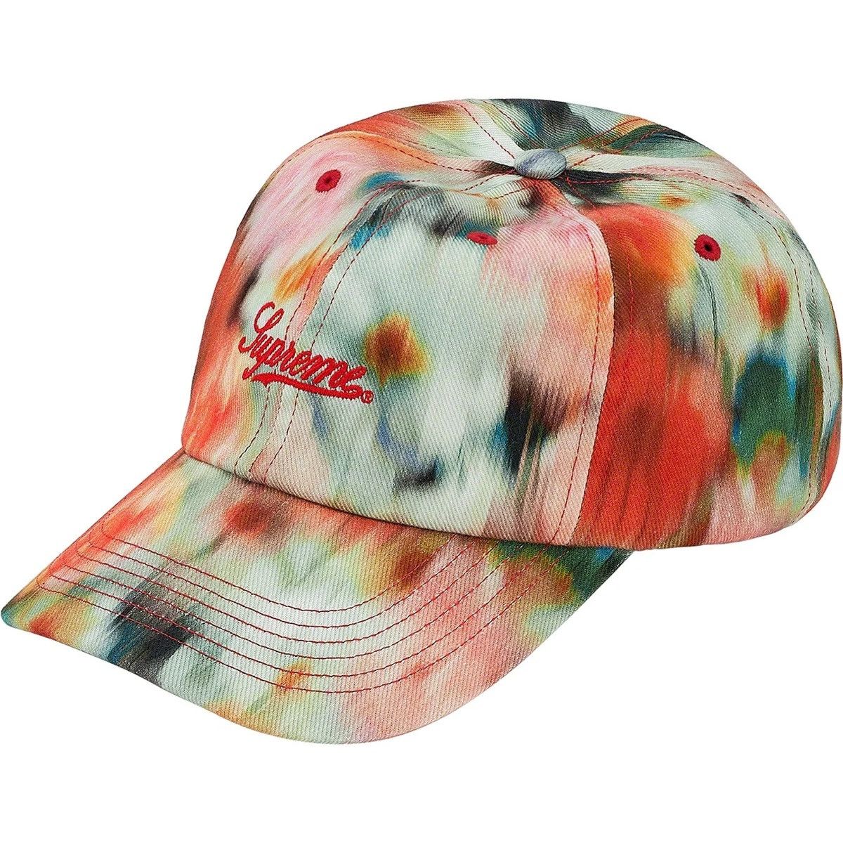 Supreme Supreme Liberty Floral 6 Panel Cap Hat Red SS20 One Size OS Size ONE SIZE - 1 Thumbnail