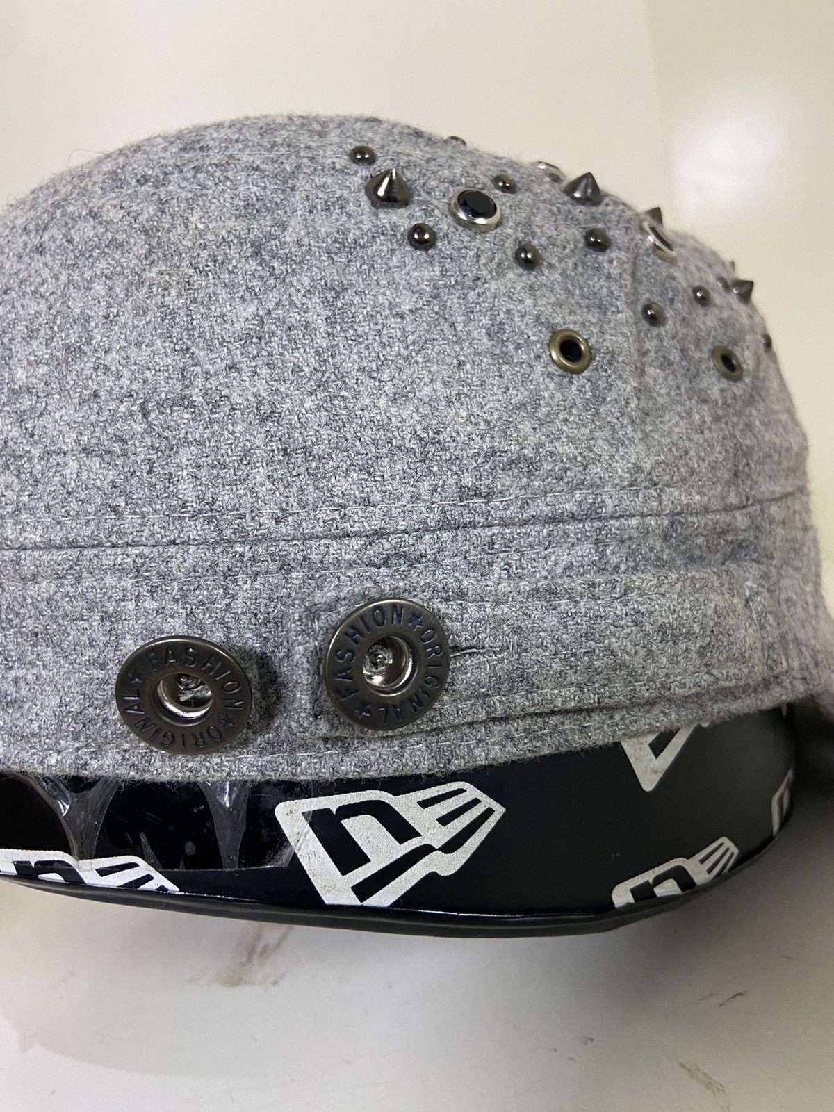 If Six Was Nine × Le Grande Bleu (L.G.B.) VTG patrol studded button hat Size ONE SIZE - 8 Thumbnail