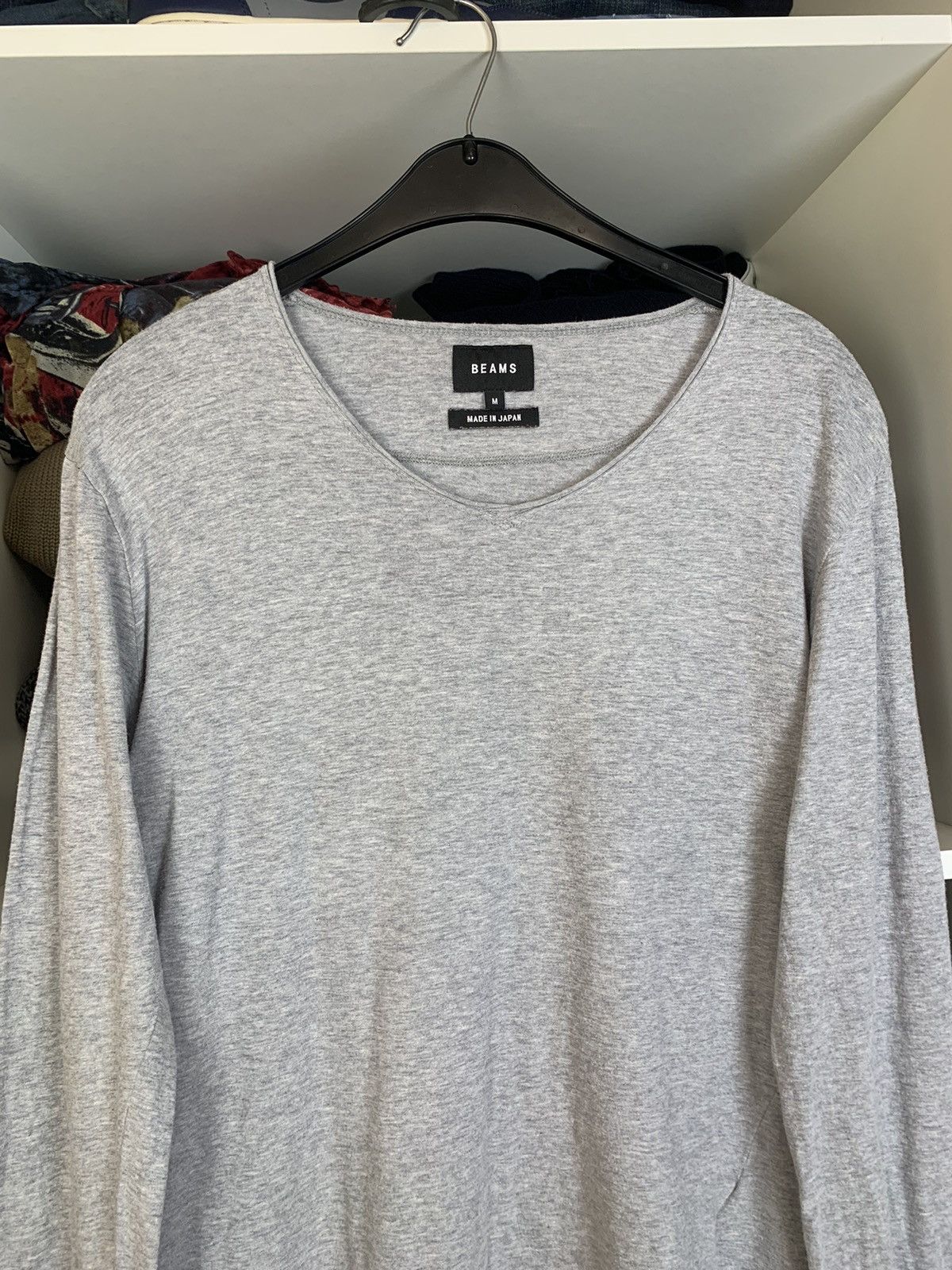 Beams Plus Beams Women’s Long Sleeve Top Made in Japan Size M / US 6-8 / IT 42-44 - 2 Thumbnail
