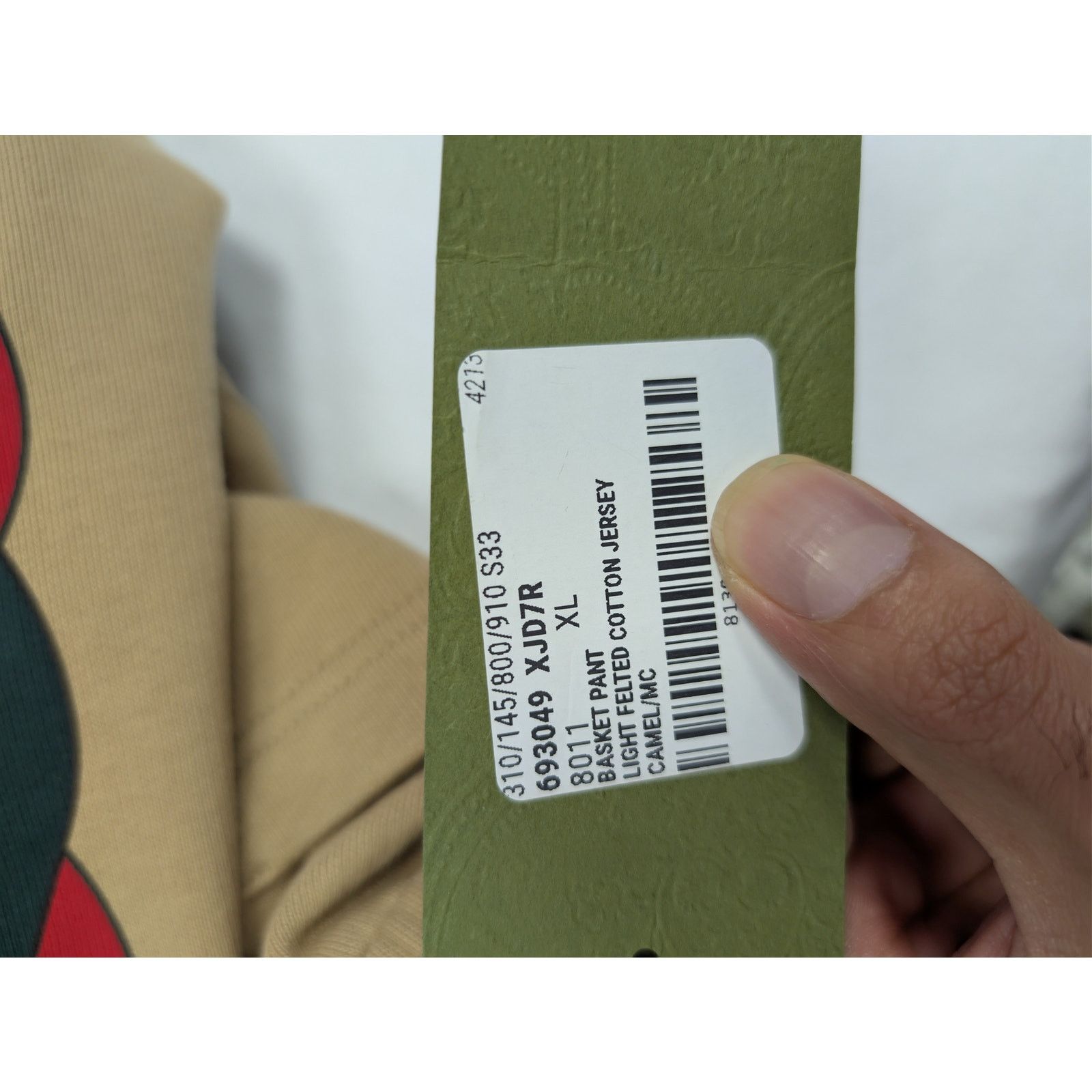 Gucci o1rshd1 Light Felted Cotton Jersey Basket Pant Short Camel Size US 36 / EU 52 - 23 Thumbnail