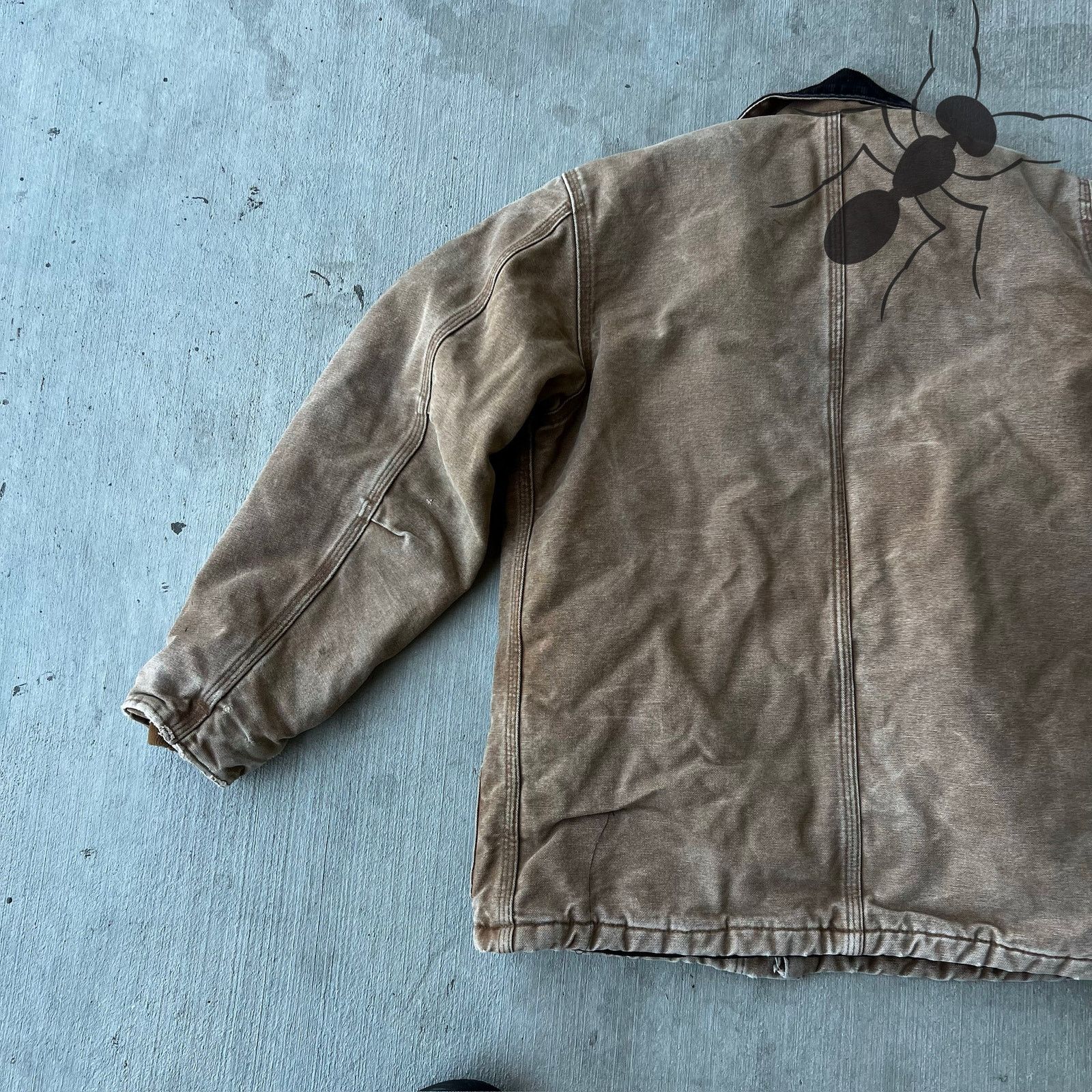 Carhartt × Vintage Carhartt YOUTH brown arctic work wear jacket Size US XS / EU 42 / 0 - 12 Thumbnail
