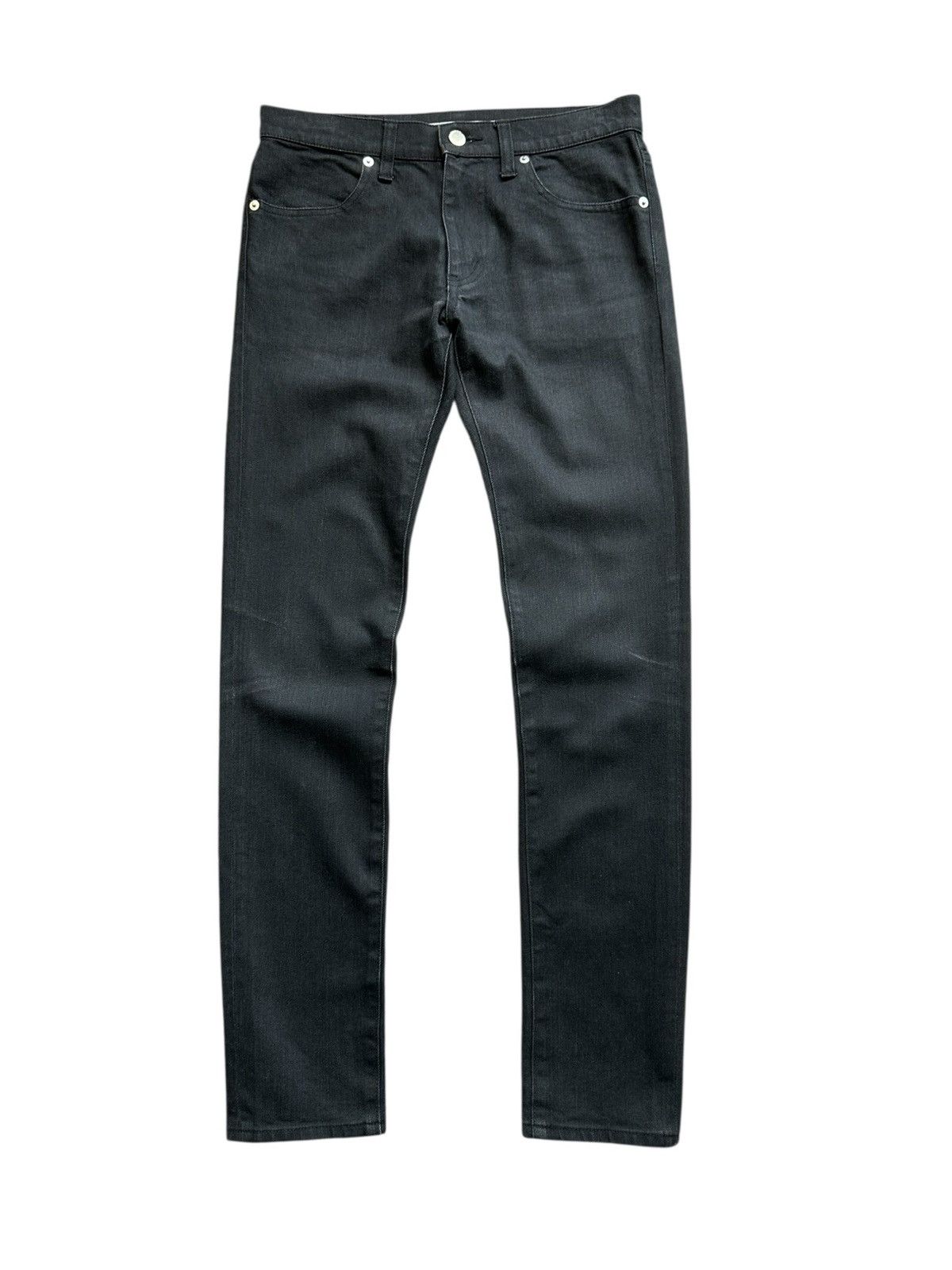 JOHN LAWRENCE SULLIVAN A/W 2010 - John Lawrence Sullivan slim black denim Size US 29 - 1 Thumbnail