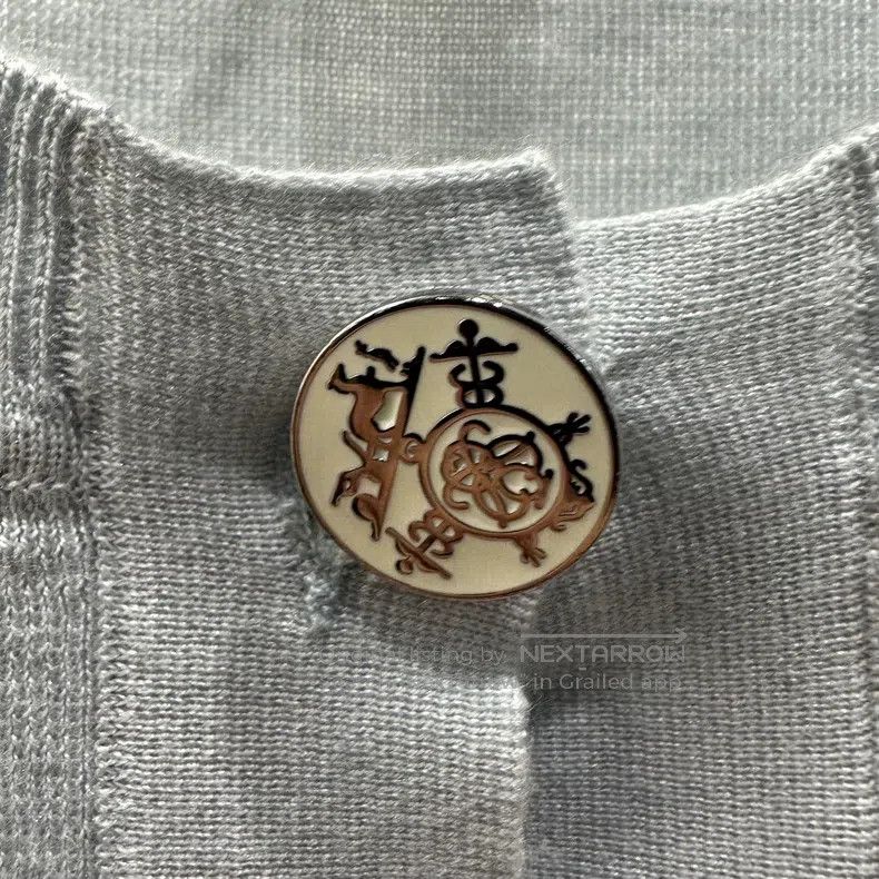 Hermes Hermes Logo Knit Cashmere Mix Sweater Size XS / US 0-2 / IT 36-38 - 6 Thumbnail