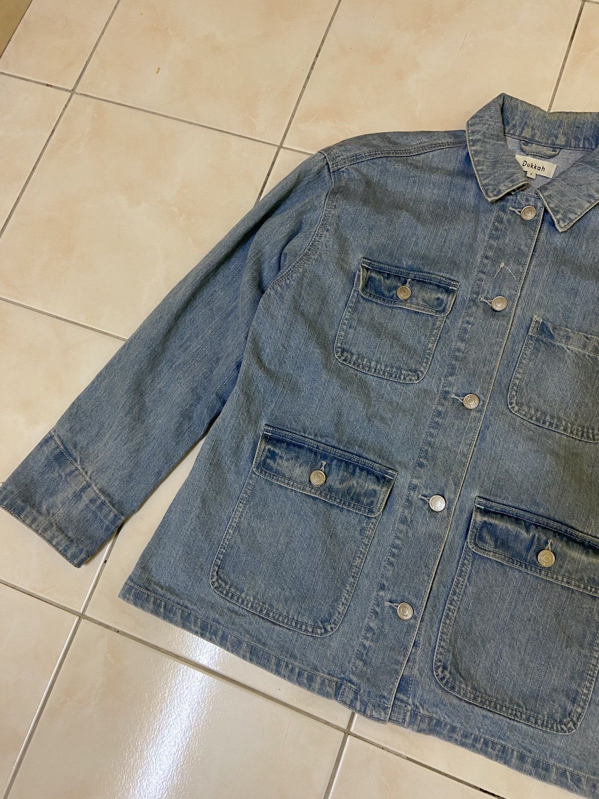 Japanese Brand × Other ❤️‍🔥SEND OFFER ❤️‍🔥DUKKAH DENIM CHORE JACKET Size US M / EU 48-50 / 2 - 2 Thumbnail