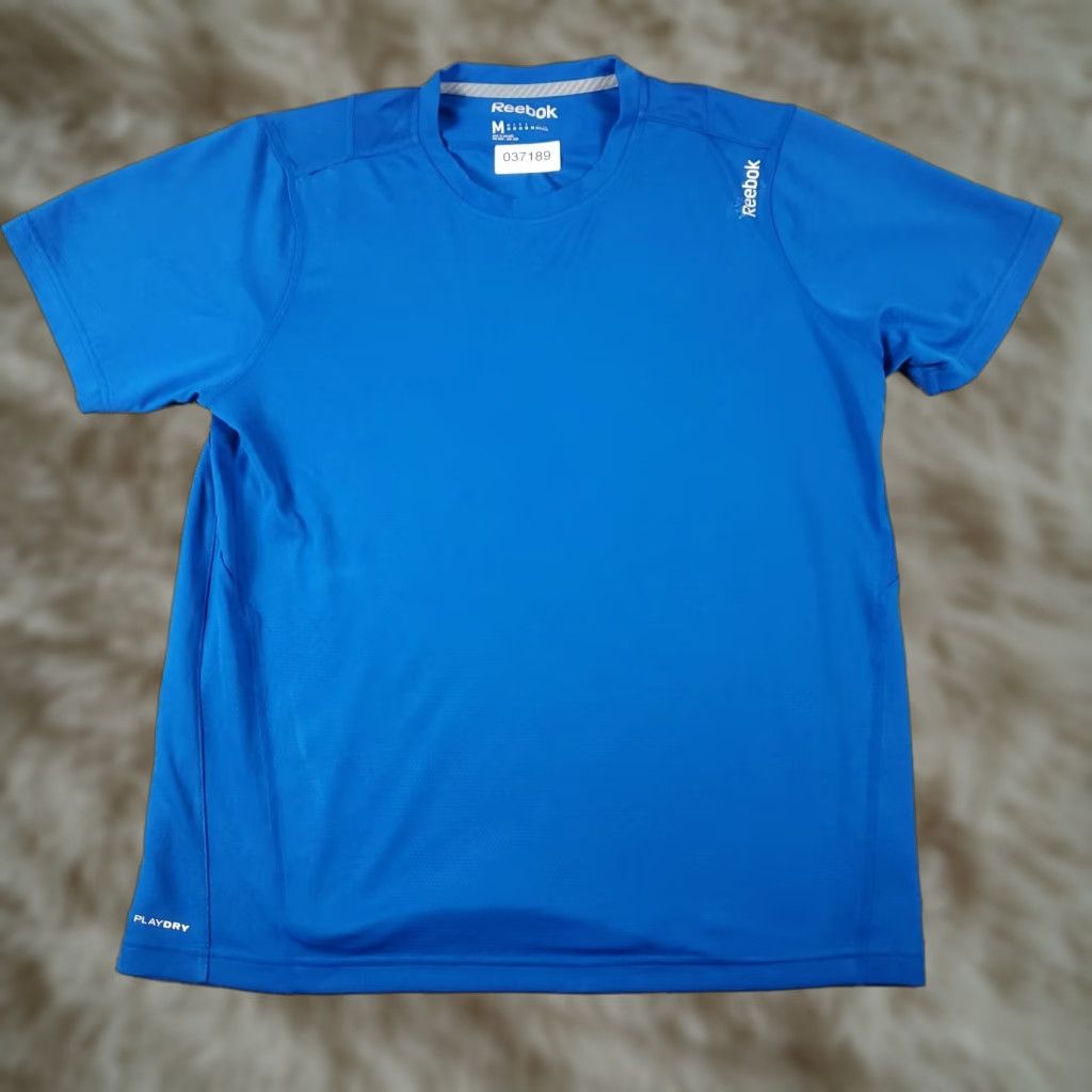 Reebok Reebok T Shirt Mens Size Medium Blue Active Gym Work Out Pullover Short Sleeve * Size US M / EU 48-50 / 2 - 1 Thumbnail