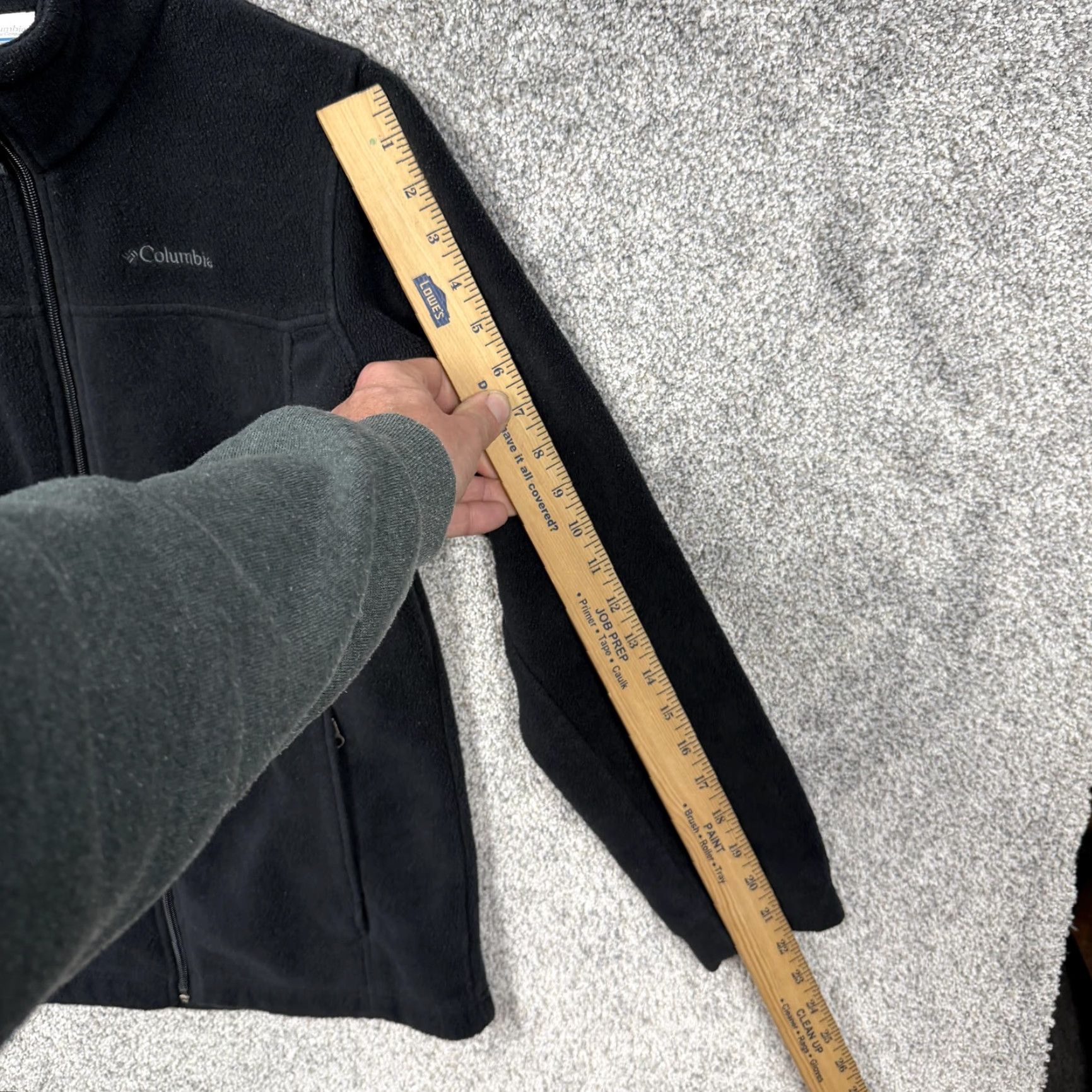 Vintage Columbia Jacket Mens Large Black Full Zip Warm Fleece Outdoor Pockets WB6760 Size US L / EU 52-54 / 3 - 3 Thumbnail