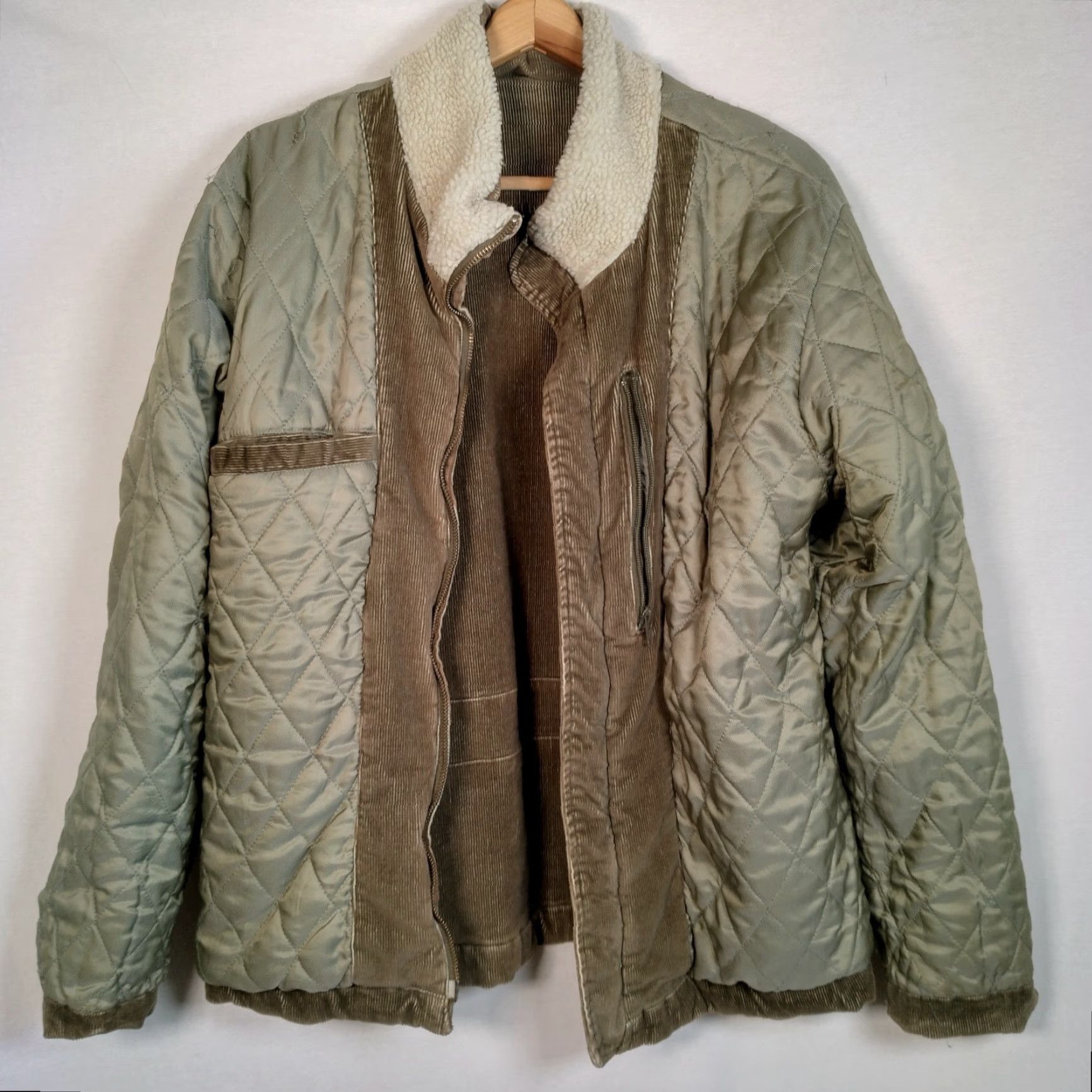 Harley Davidson VINTAGE Harley-Davidson Jacket Women Large Corduroy Quilted Biker Motorcycle Size L / US 10 / IT 46 - 4 Thumbnail