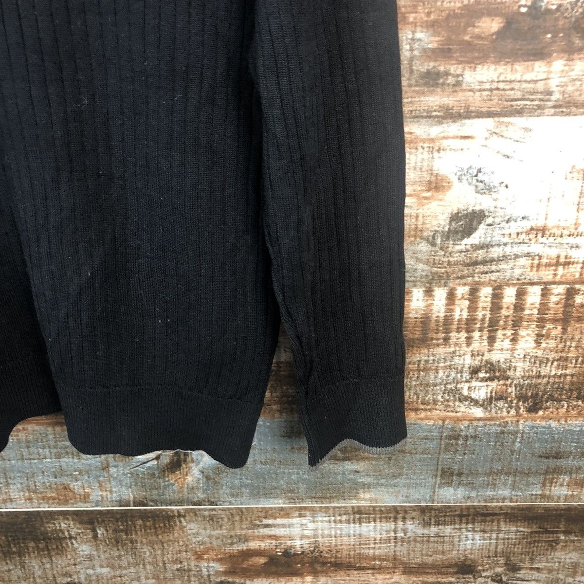 Japanese Brand UJ Black vintage plain Cardigan Knitwear #A2267 Size US M / EU 48-50 / 2 - 16 Thumbnail