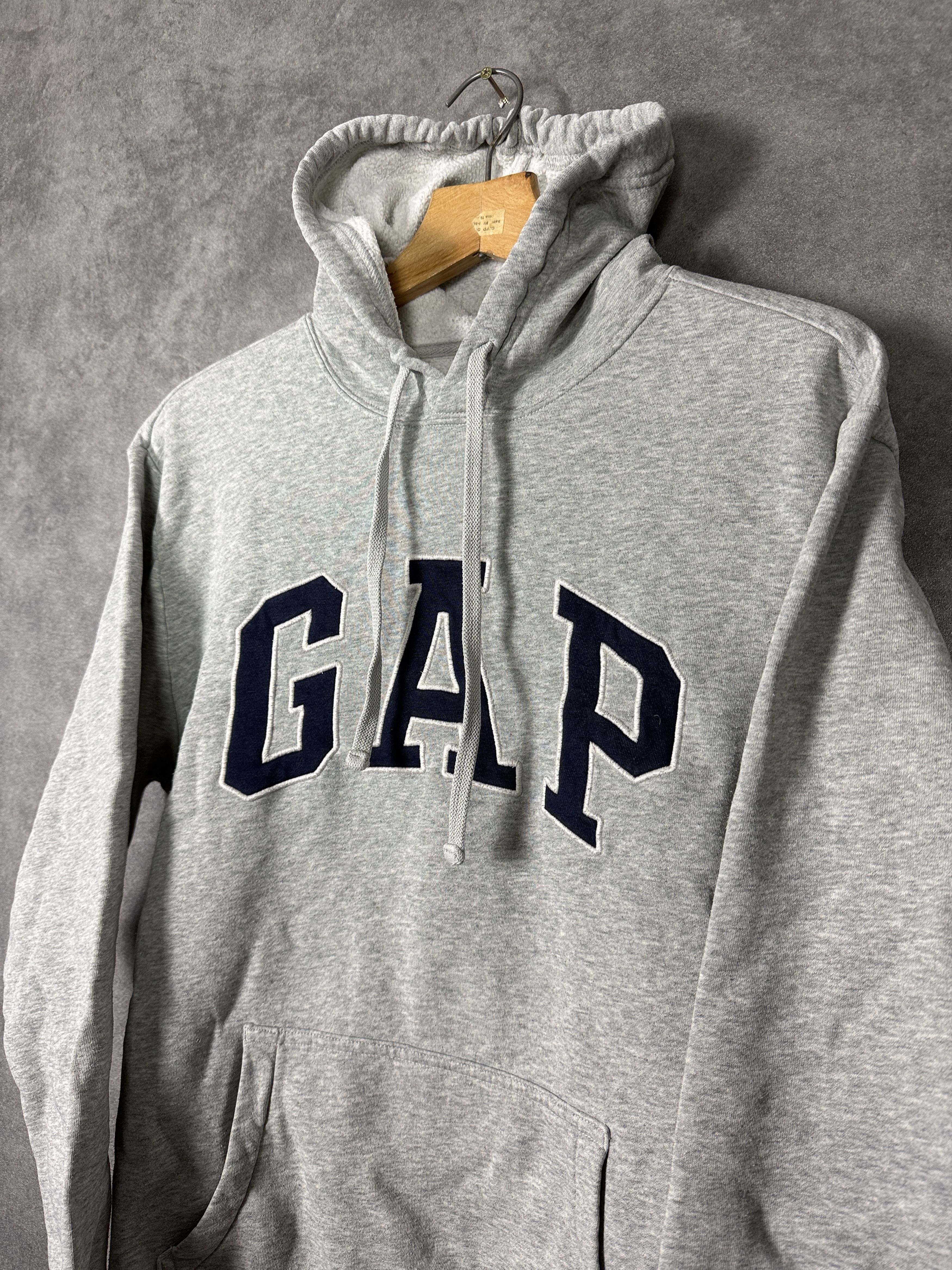 Gap GAP grey hoodie big logo embroidered spellout college hoodie Size US M / EU 48-50 / 2 - 2 Thumbnail