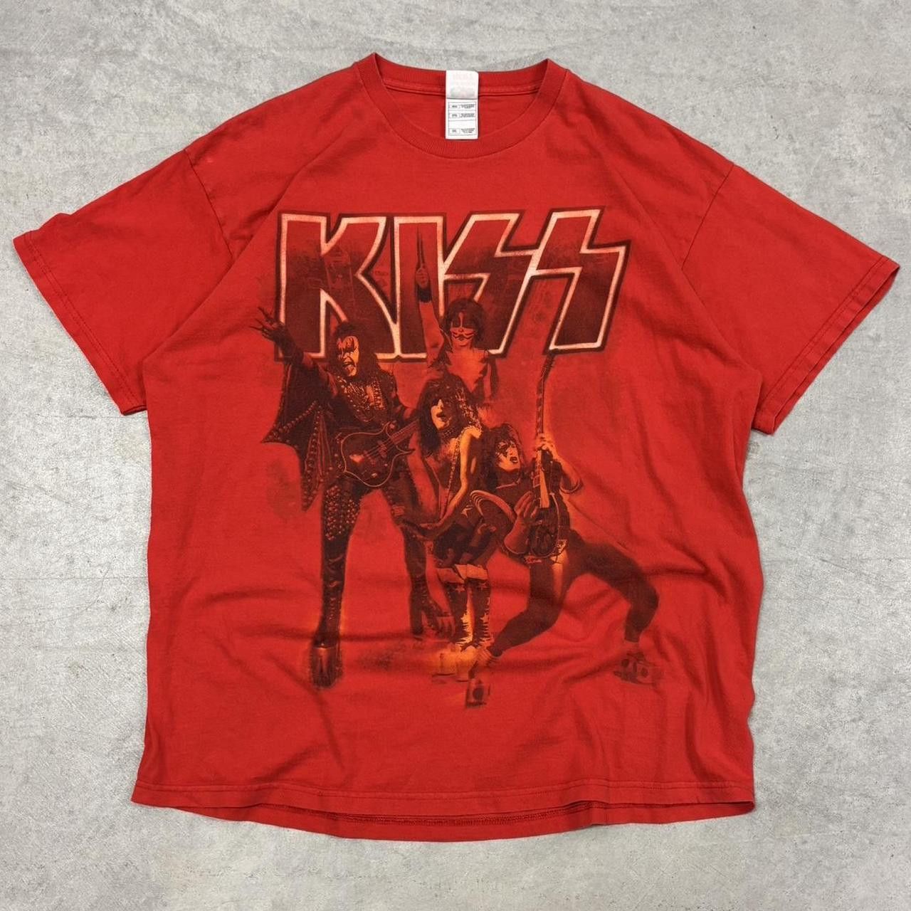Fruit Of The Loom Vintage Kiss Rock The Nation Tour Shirt Size US XXL / EU 58 / 5 - 1 Thumbnail