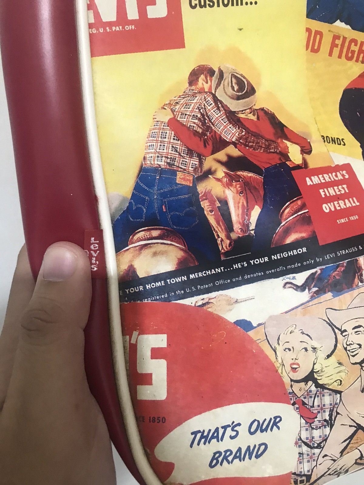 Levi's × Vintage LEVI’S - VINTAGE COMIC STRIP TWO-WAY PVC BAG Size ONE SIZE - 6 Thumbnail