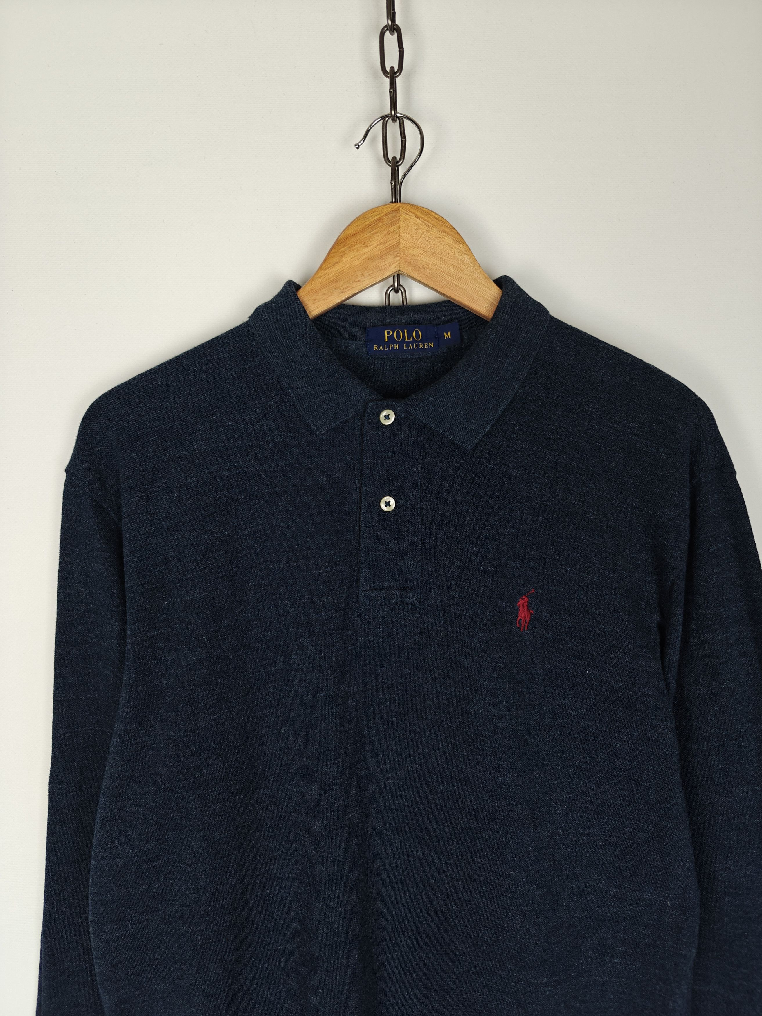 Polo Ralph Lauren Polo Ralph Lauren Longsleeve Collared Pullover Logo size M Size US M / EU 48-50 / 2 - 2 Thumbnail