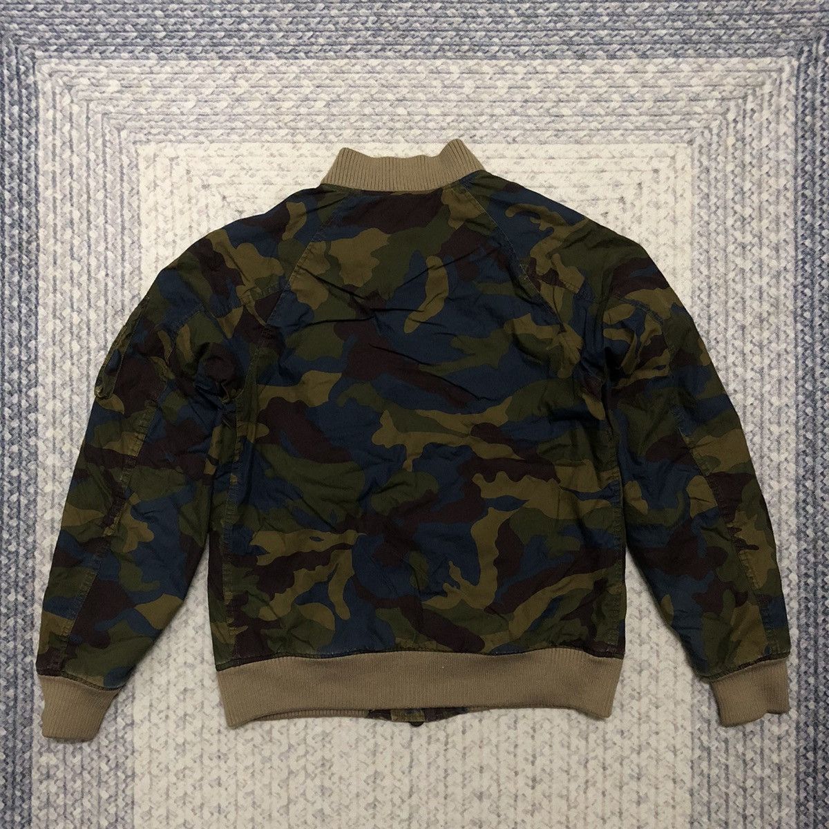 Japanese Brand × Johnbull Rare John Bull Camouflage Army Bomber Jacket Size US S / EU 44-46 / 1 - 10 Thumbnail