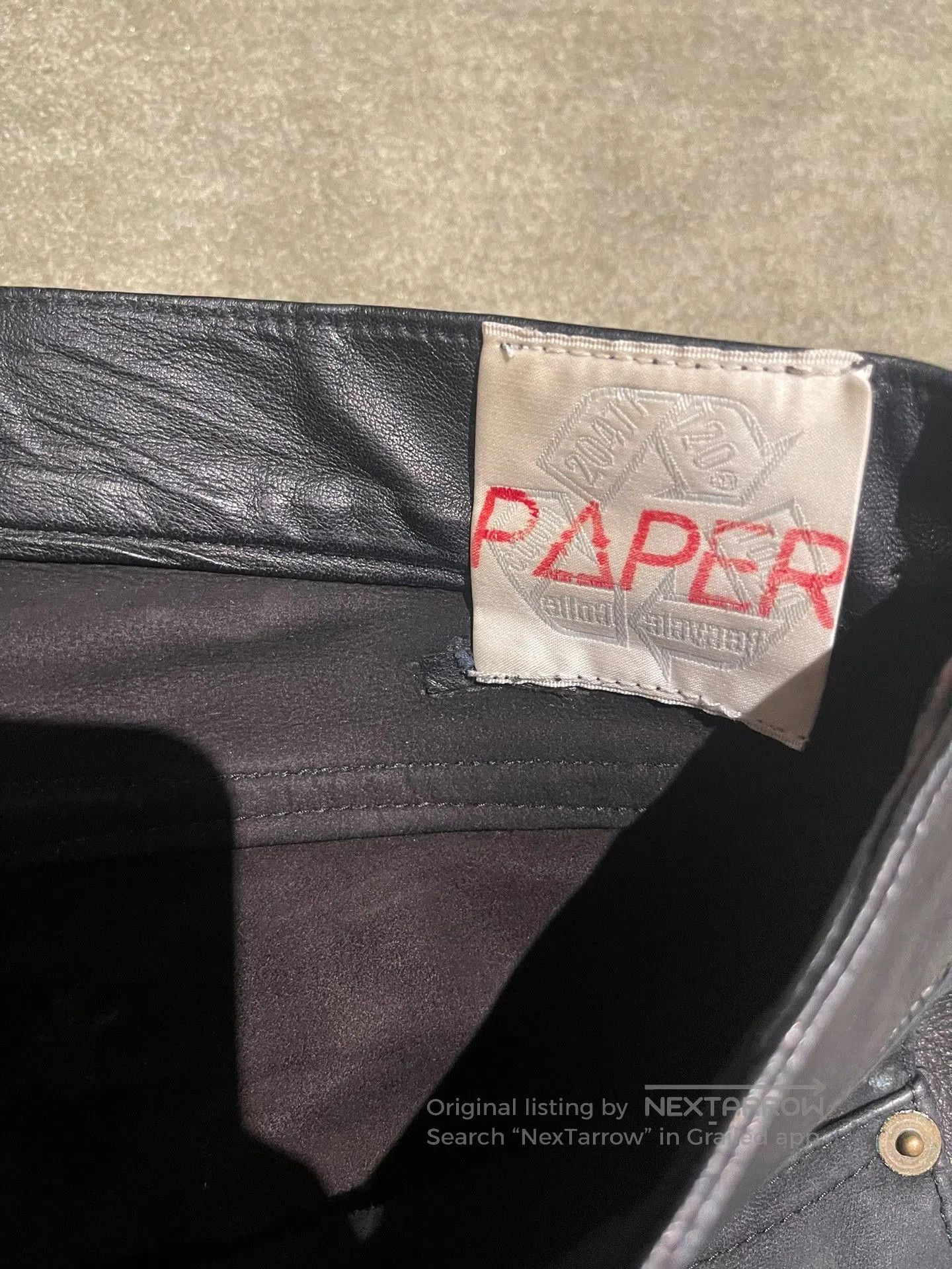 Rick Owens 20471120 Paper Hyoma Recycle Denim Pants. Size US 31 - 3 Thumbnail