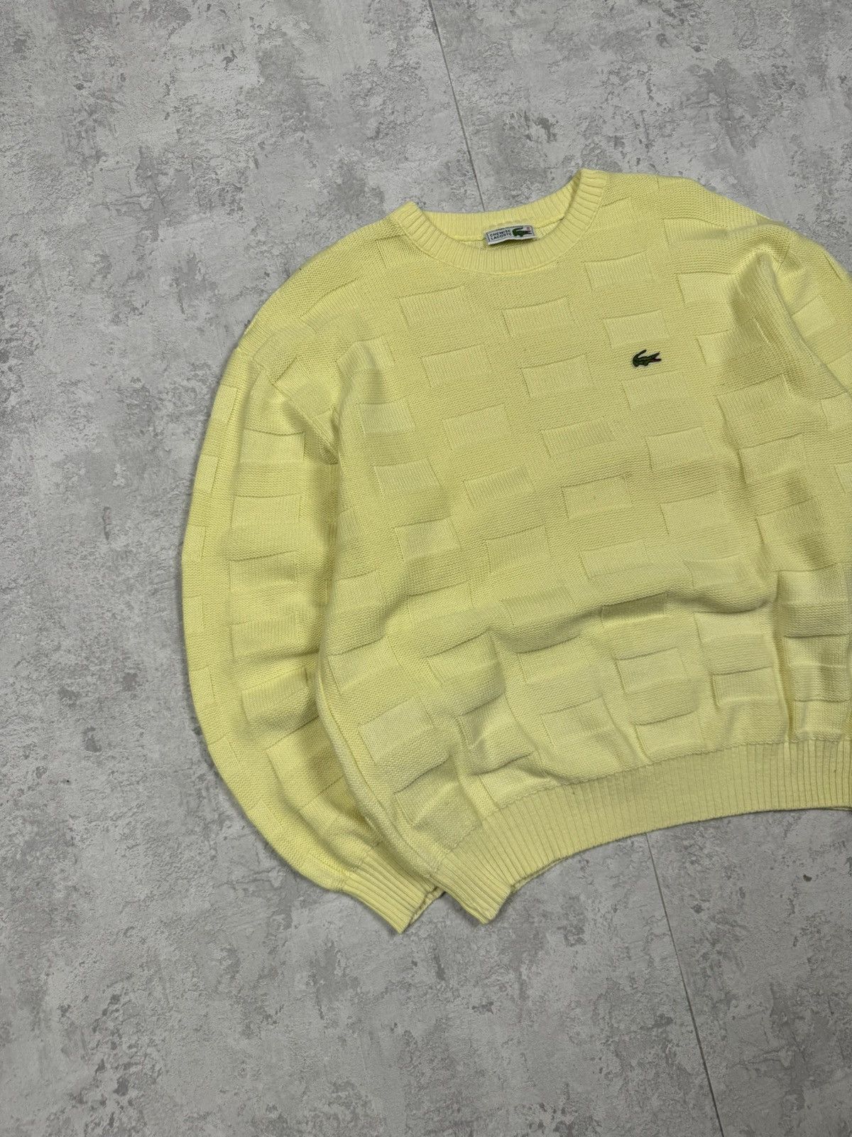 Lacoste Lacoste Y2K Yellow Sweater Size 5 Size US M / EU 48-50 / 2 - 2 Thumbnail